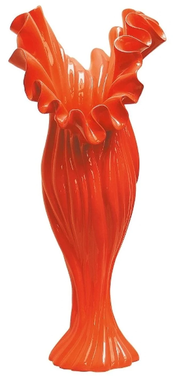 Florero de diseño Casa Padrino naranja B. 24 cm de altura 60 cm Mod1 - Dekovase