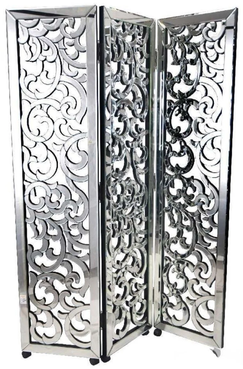 Casa Padrino separador de ambientes de lujo con ruedas 100 x 3 x A. 180 cm - Muebles de Dormitorio - Muebles de Hotel