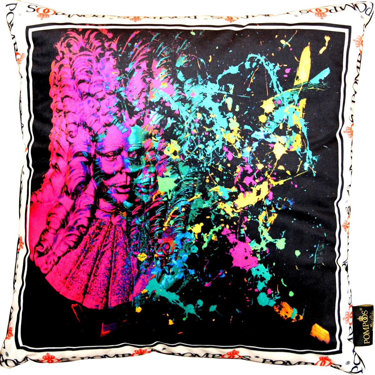 Coj¨ªn de dise?o Harald Gl??ckler Pomp??s de Casa Padrino Purple - Colecci¨®n de arte -