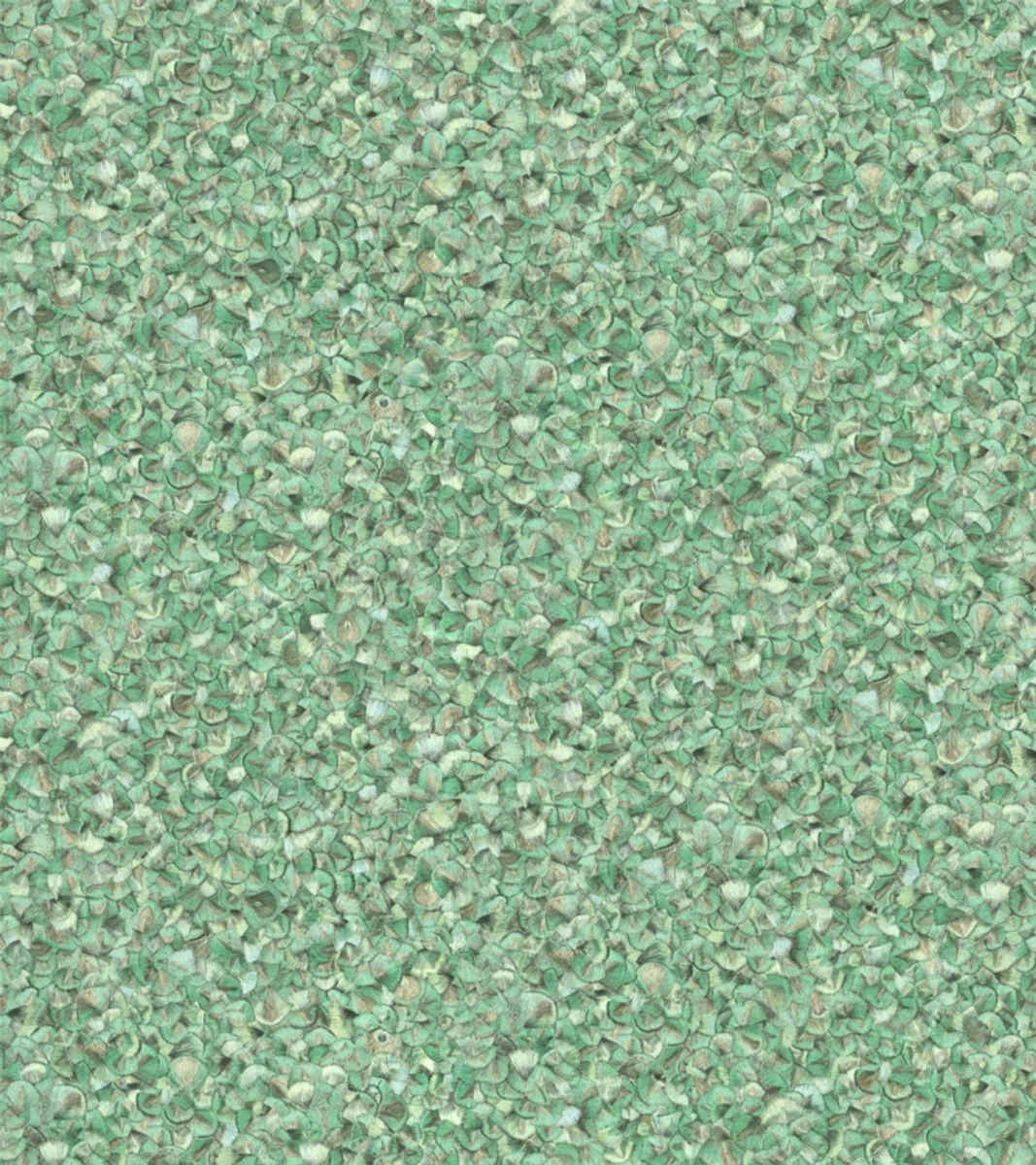 Harald Gl??ckler Designer Baroque Non-Woven Wallpaper 52559 - Feathers - Green / Metallic