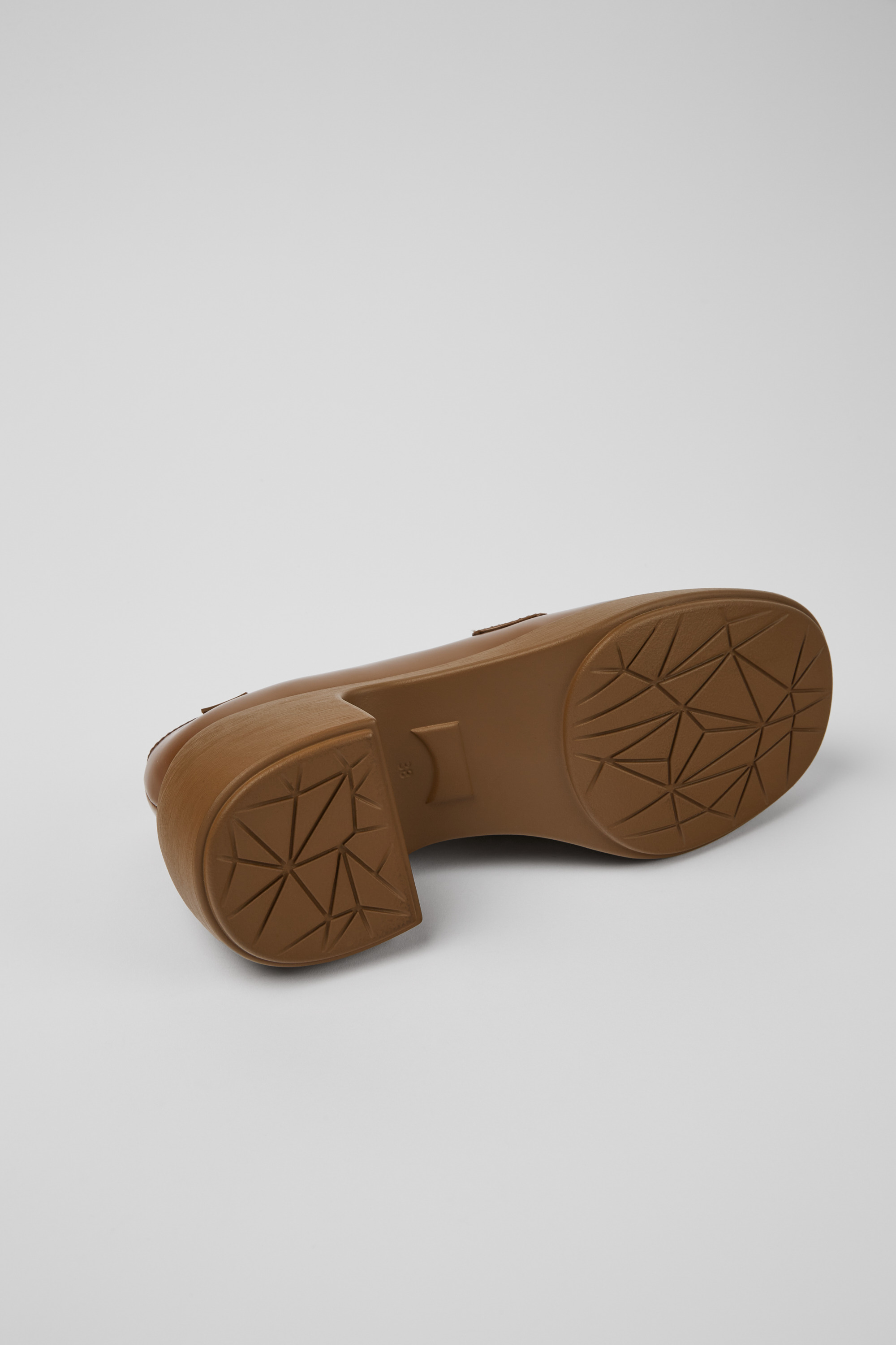 Thelma - Brown leather shoes for women