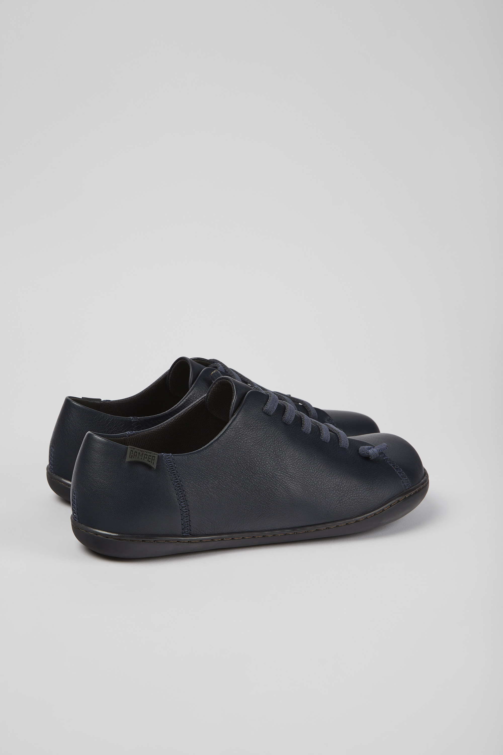 Peu - Blue leather shoes for men
