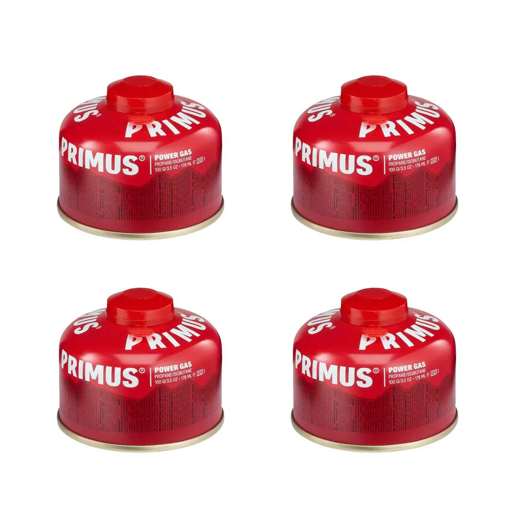 Pack 4 Primus PowerGas 100 g - Cartucho de gas