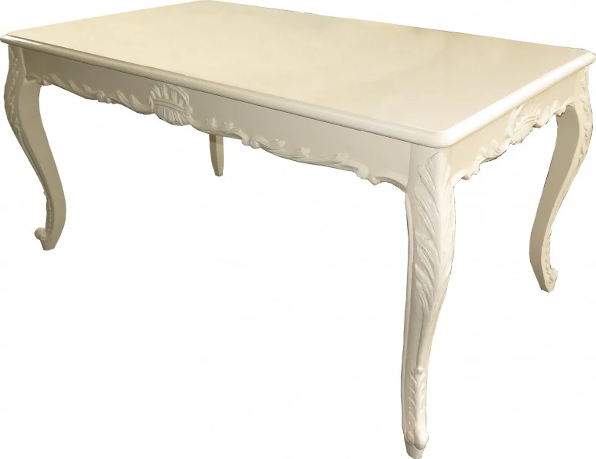 Casa Padrino Baroque table cream glossy - dining table - all sizes