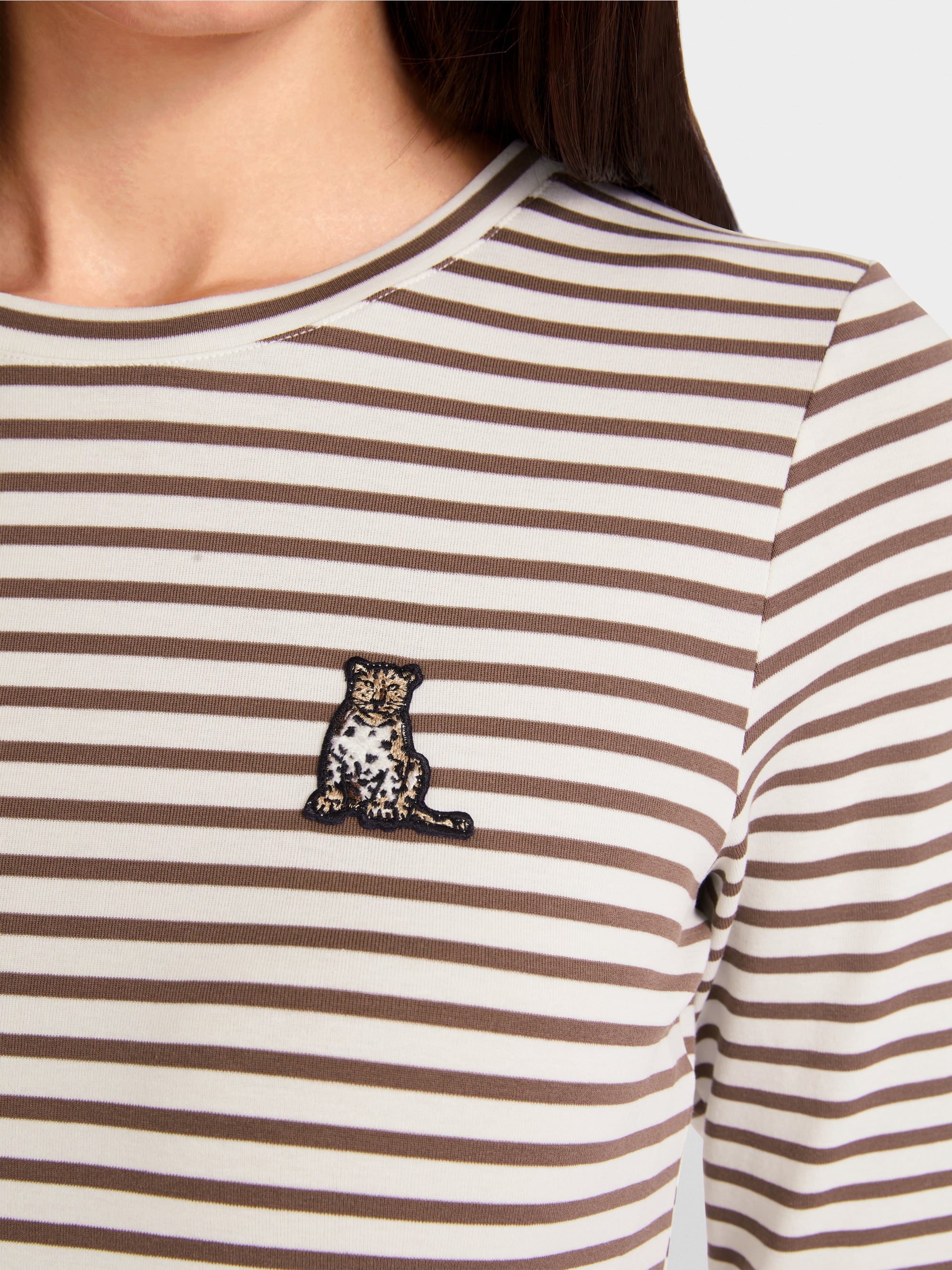 Marc-Cain Long sleeve with striped pattern