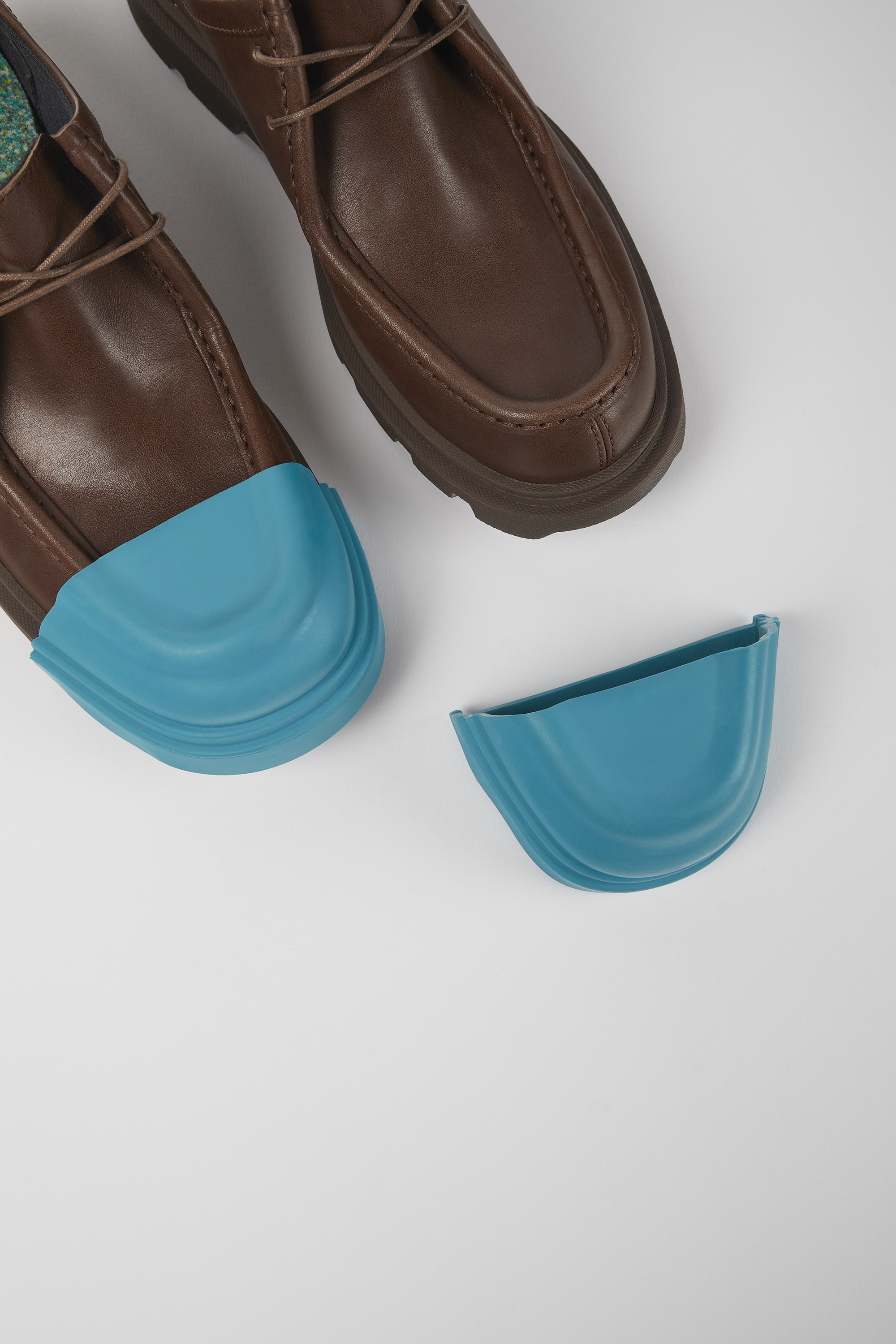 Junction Toe Caps - Blue rubber toe caps