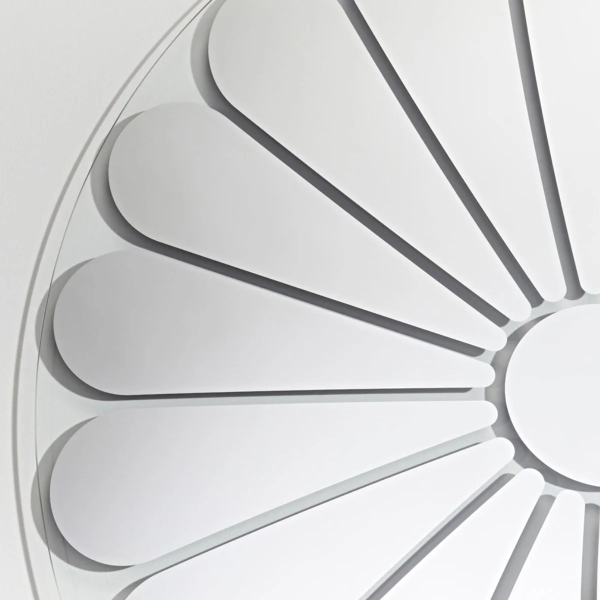 Casa Padrino espejo de pared de lujo con motivo de flores ? 105 cm - Espejo de Dise?o