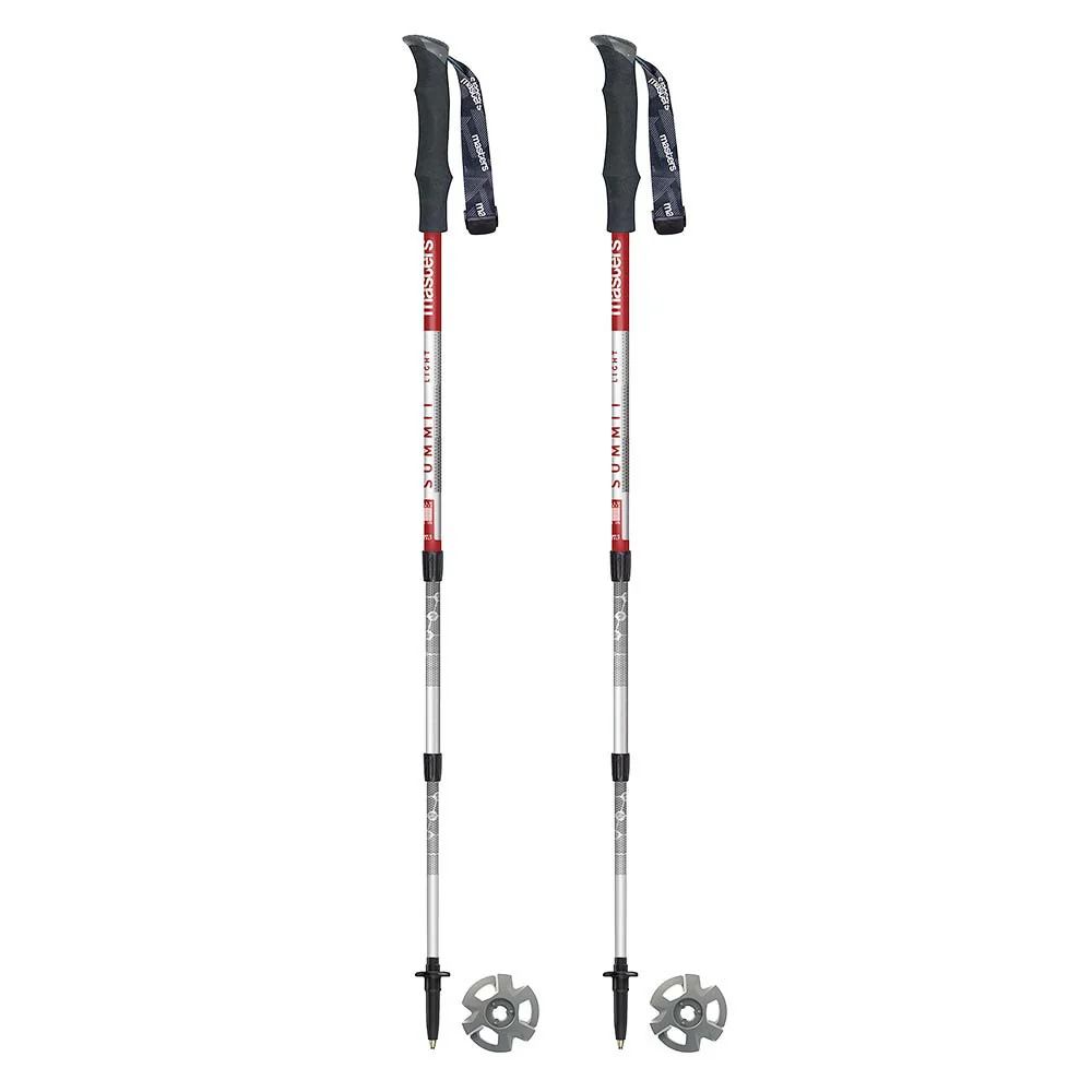 Masters SUMMIT LIGHT rojo - Bastones de trekking telescópicos