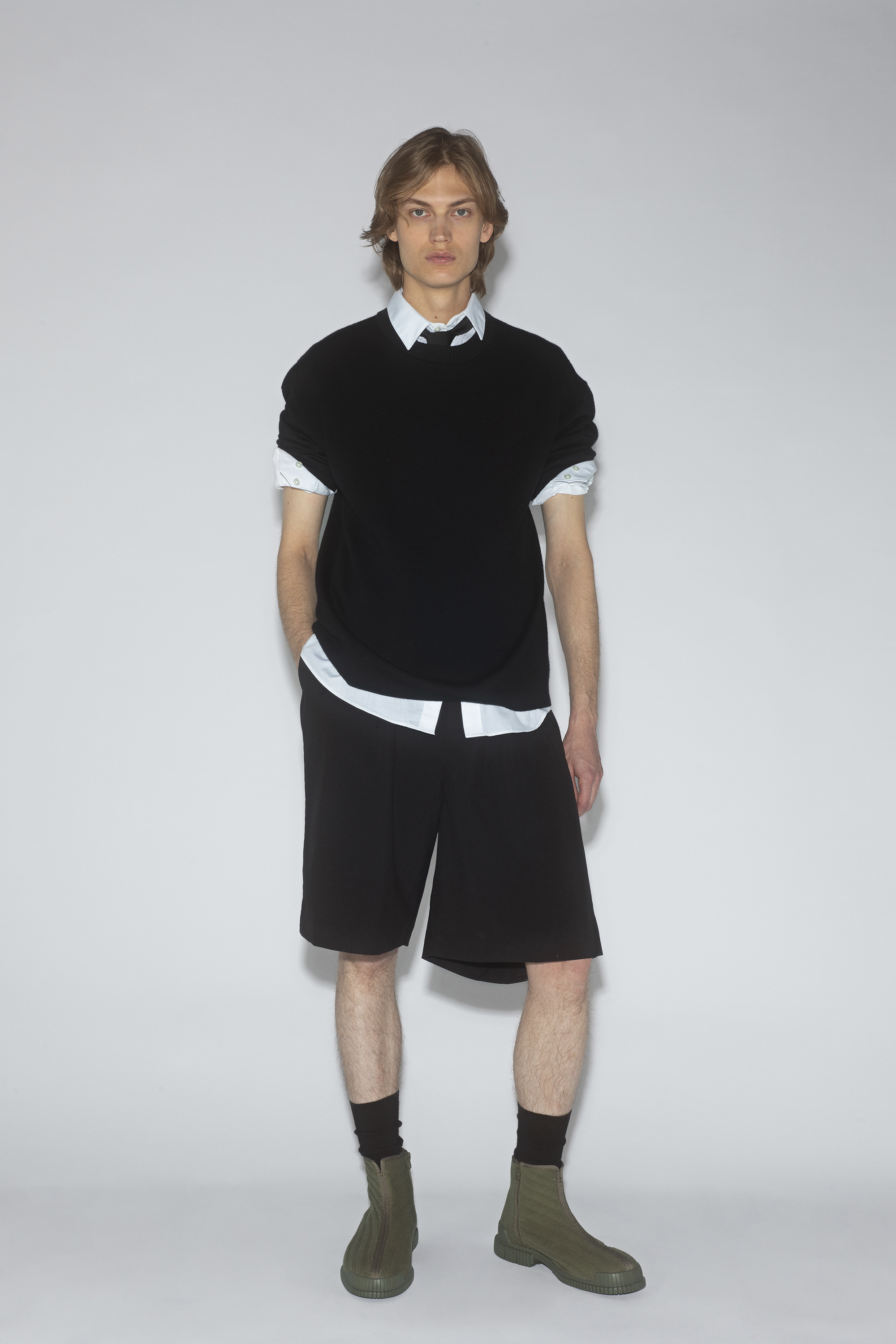 Pix TENCEL - Green TENCEL Lyocell ankle boots for men