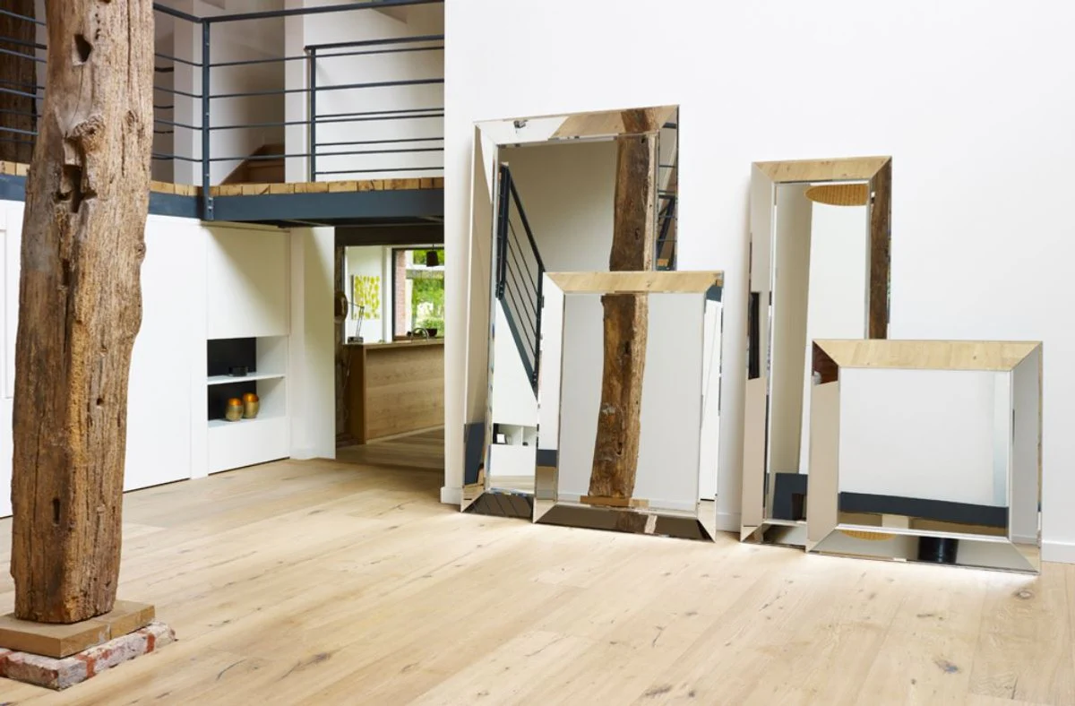 Casa Padrino espejo de lujo / espejo de pared 89 x H. 89 cm - Colecci¨®n de Lujo