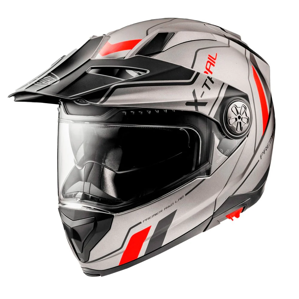 CASCO MODULAR PREMIER XTRAIL EVO XT 17 BM GRIS / ROJO