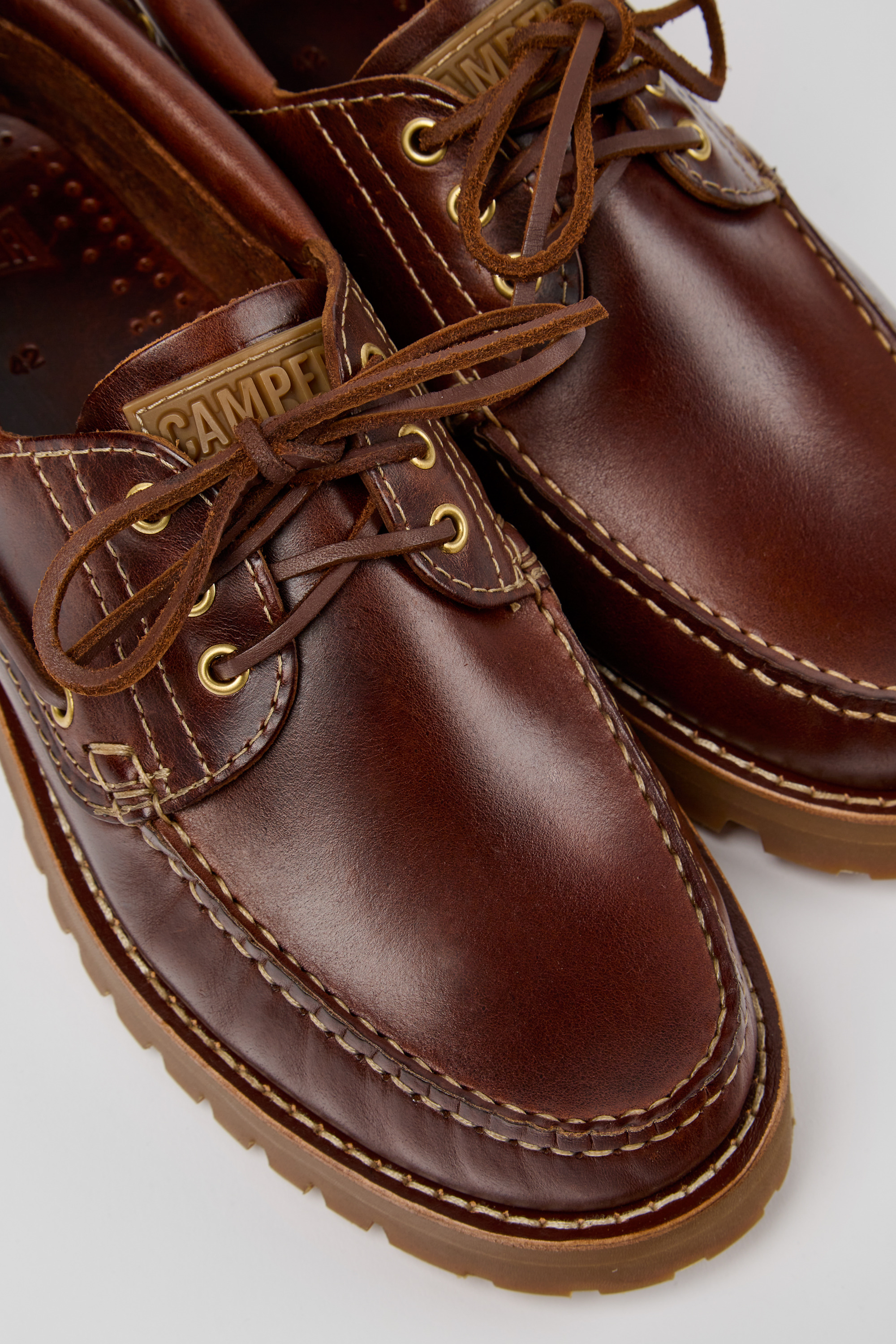 Nautico - Brown boat shoe for men
