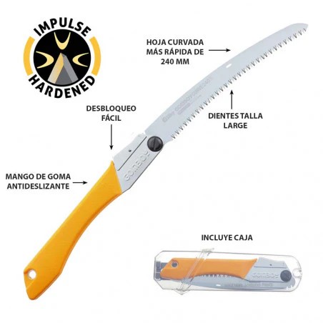 Silky GomBoy Curve 240 - Serrucho plegable bushcraft