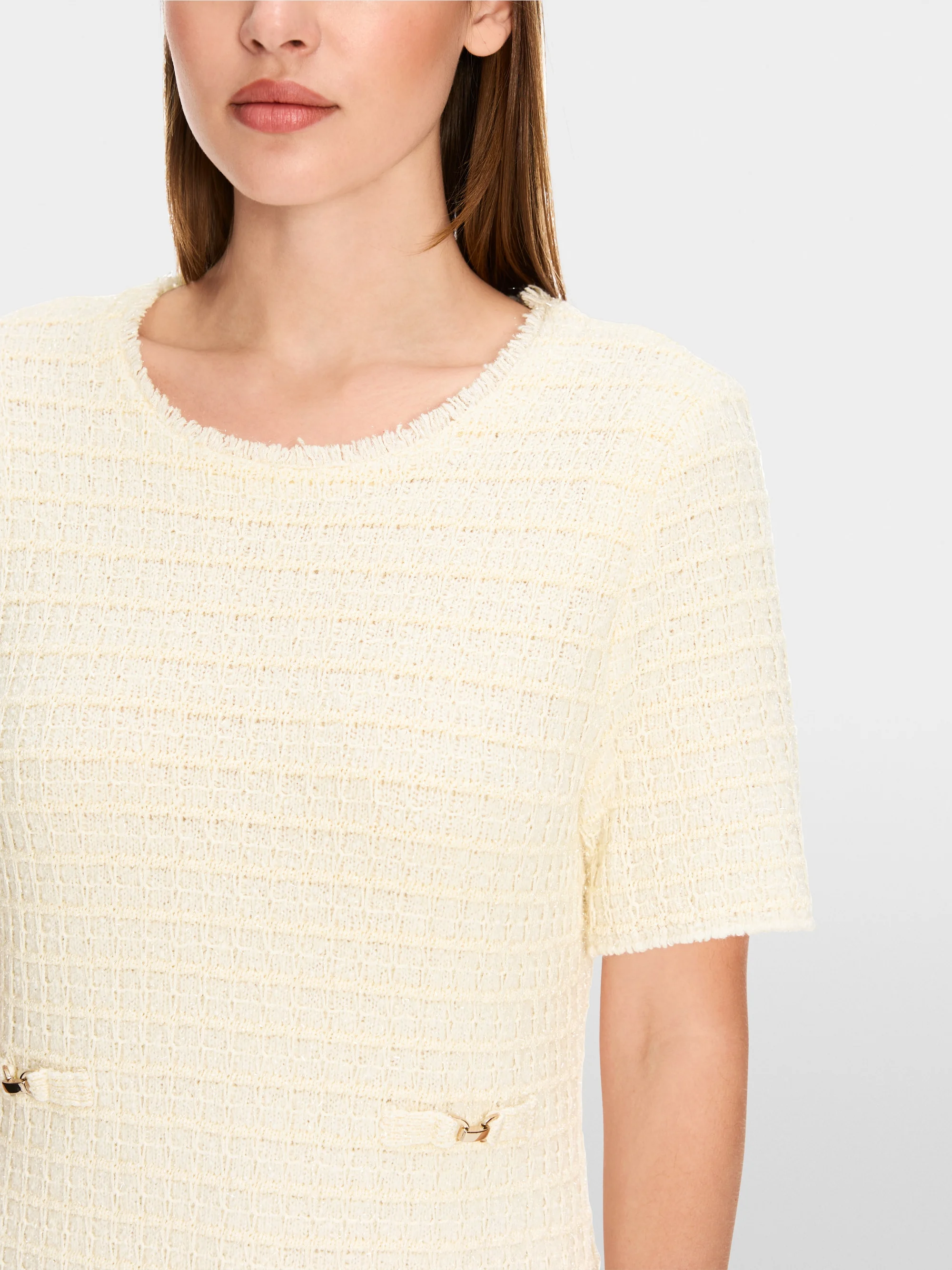 Marc-Cain Short sleeve dress: Knitted in Germany