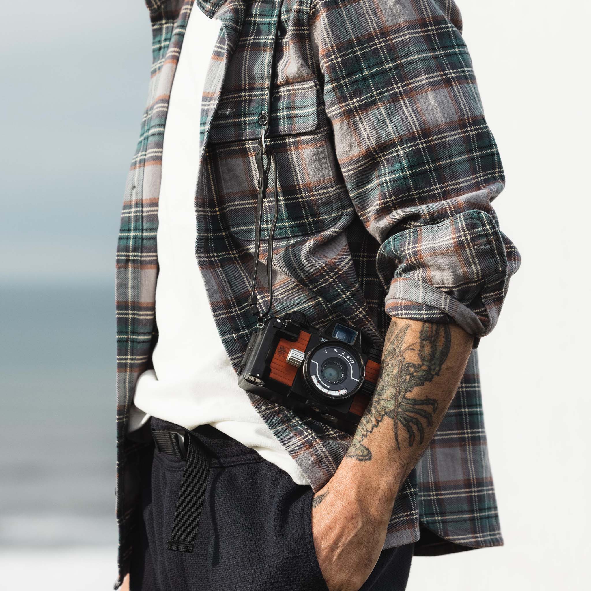 The Ledge Shirt in Coastline Plaid