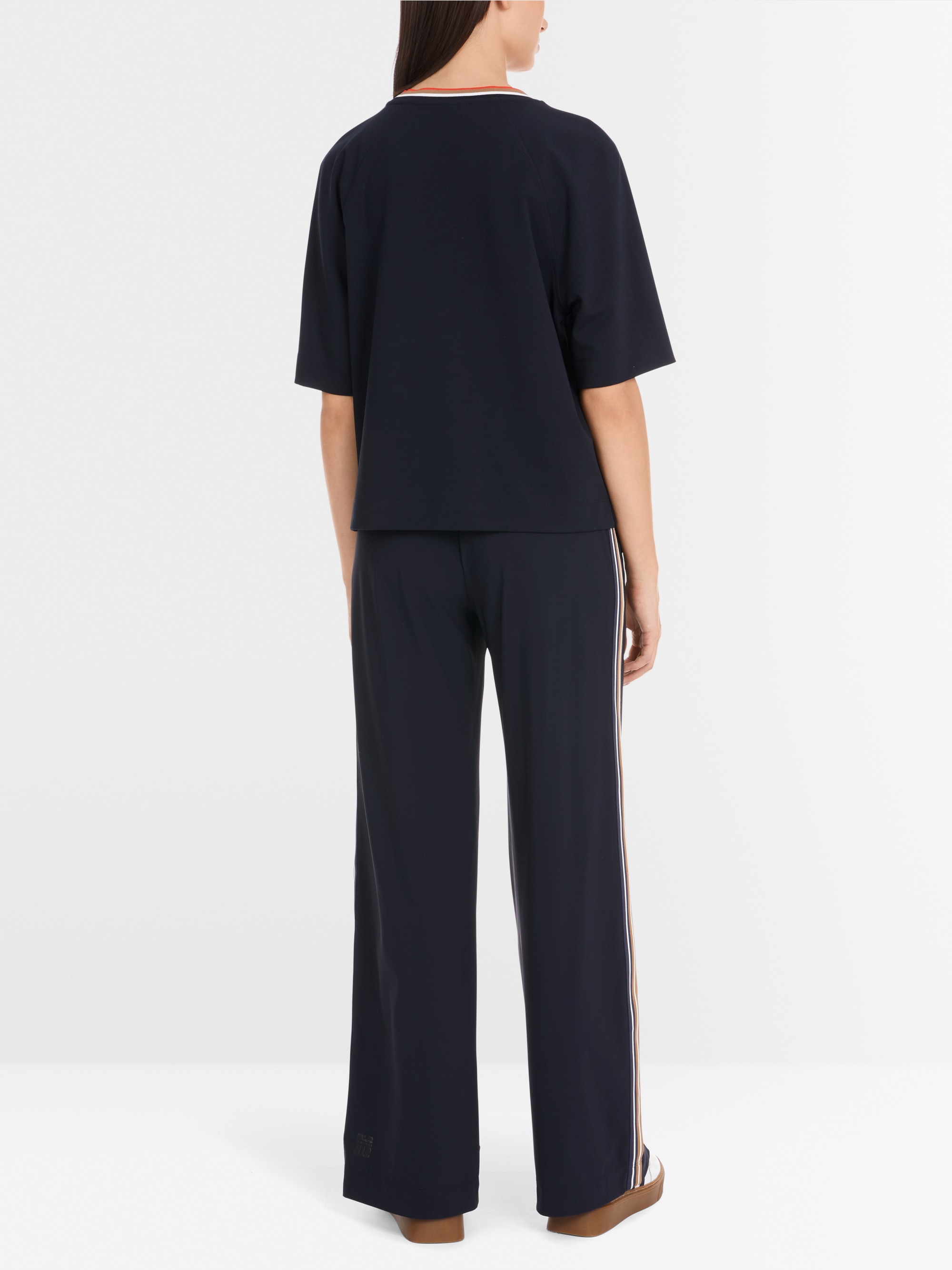 Marc-Cain Cropped short-sleeve T-shirt