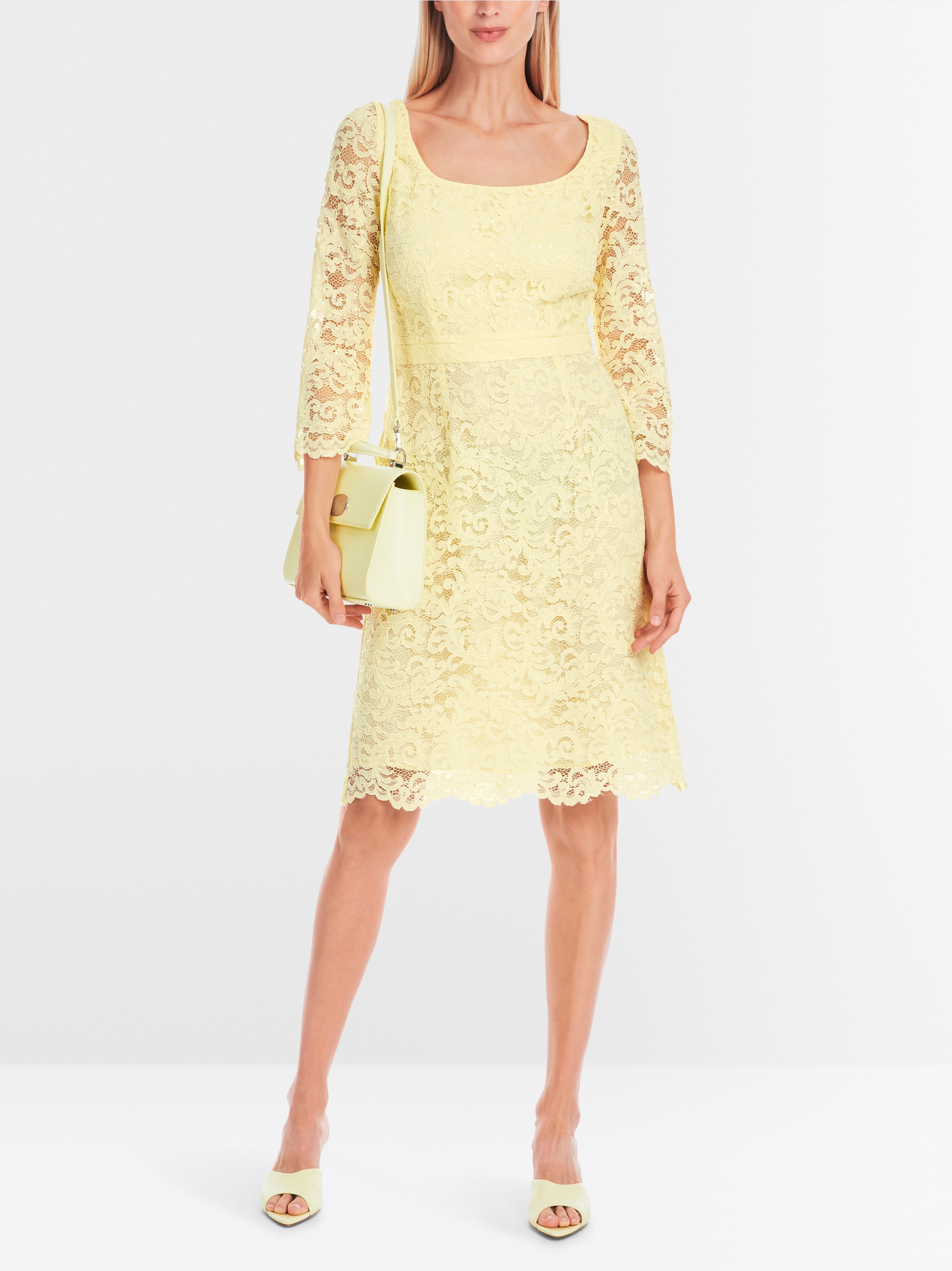 Marc-Cain Fitted lace mini dress