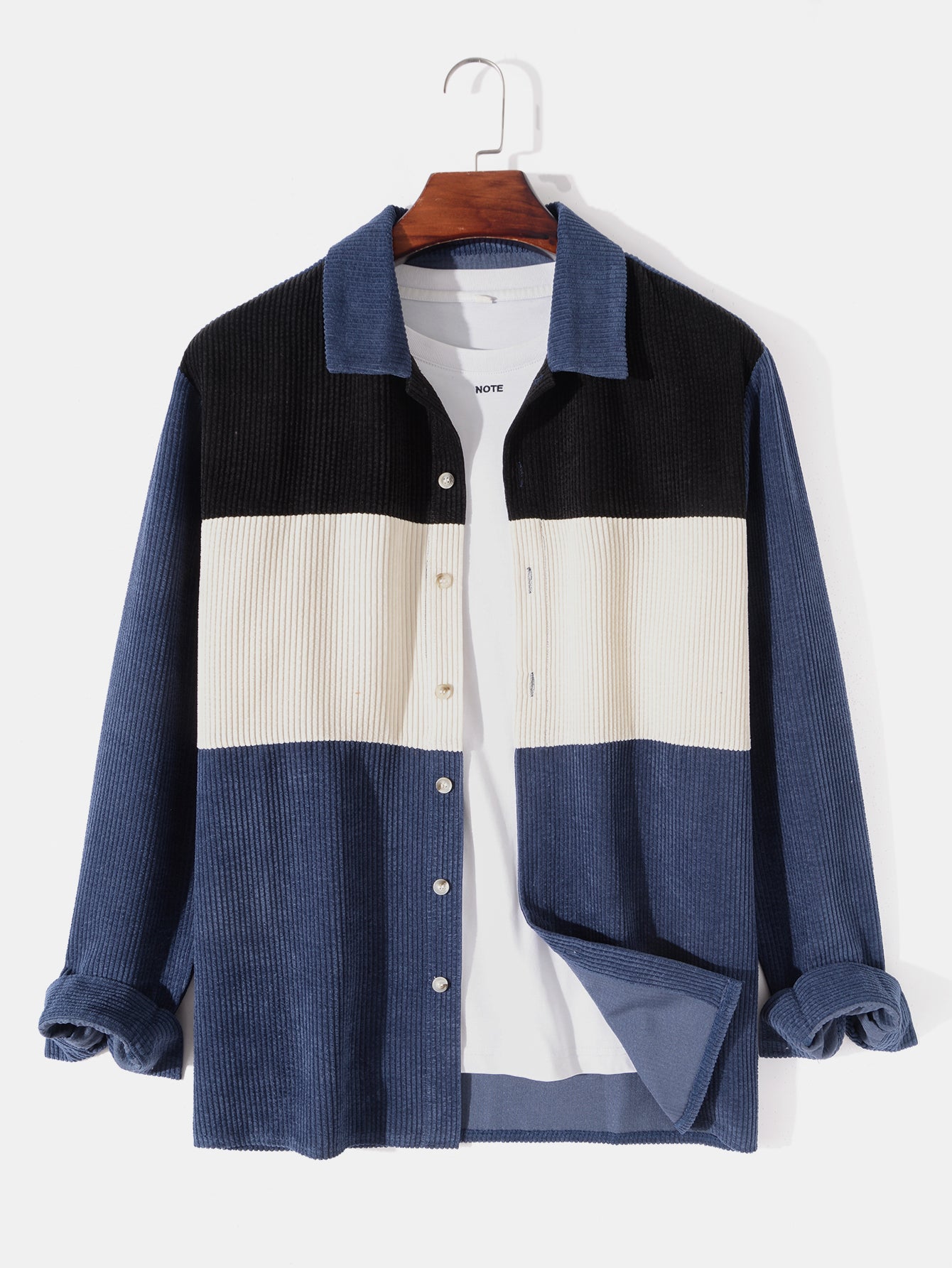 Patchwork Corduroy Shirt