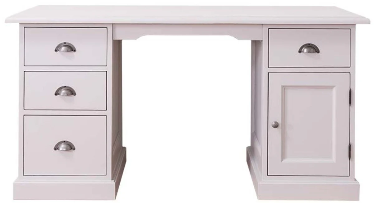 Casa Padrino country style desk white 152 x 70 x H. 78 cm - Country Style Office Furniture