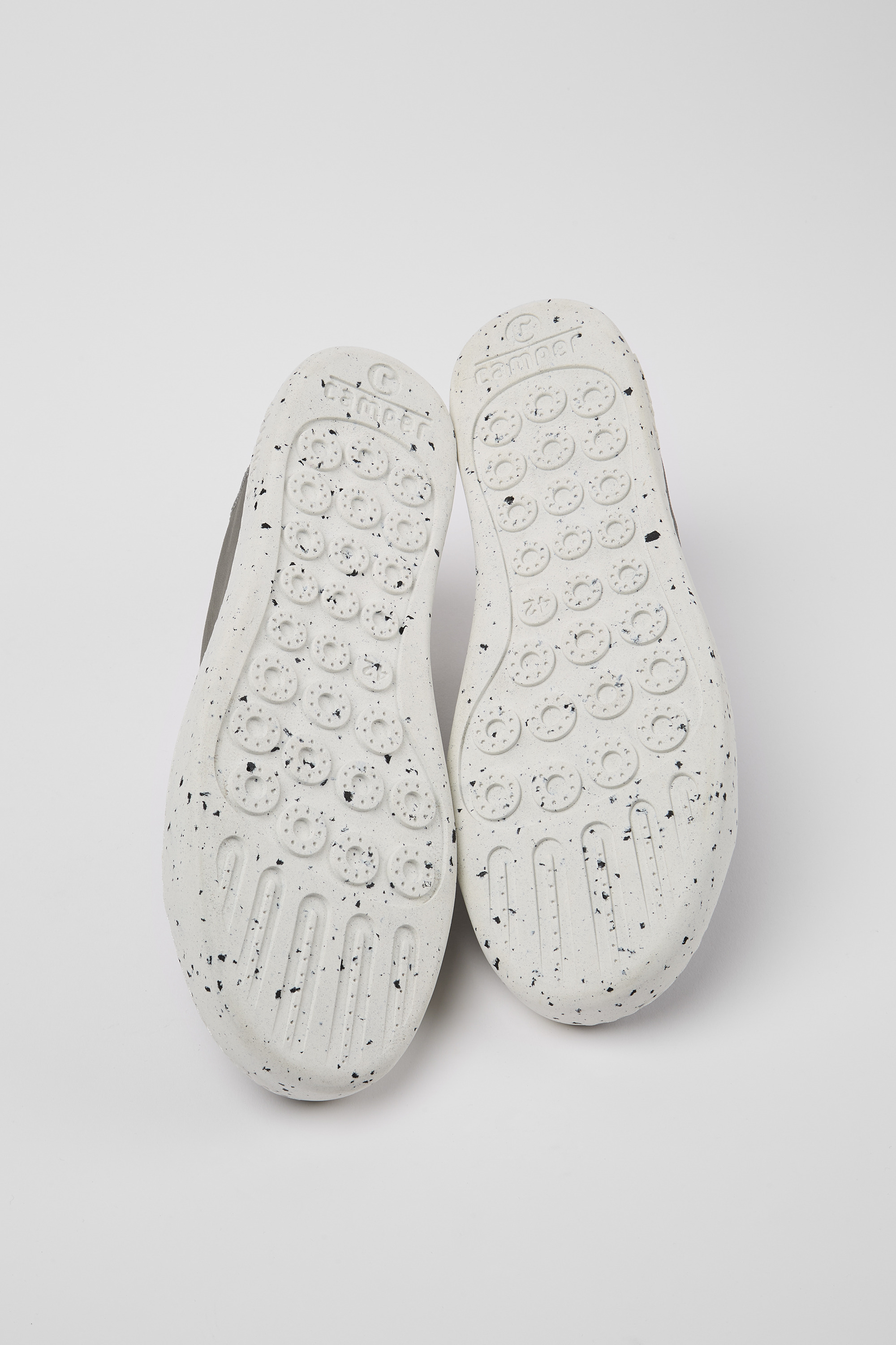 Peu Touring - Grey recycled PET sneakers for men