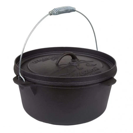 Cazuela de hierro fundido OZtrail HORNO HOLANDÉS 8,4L con tapa