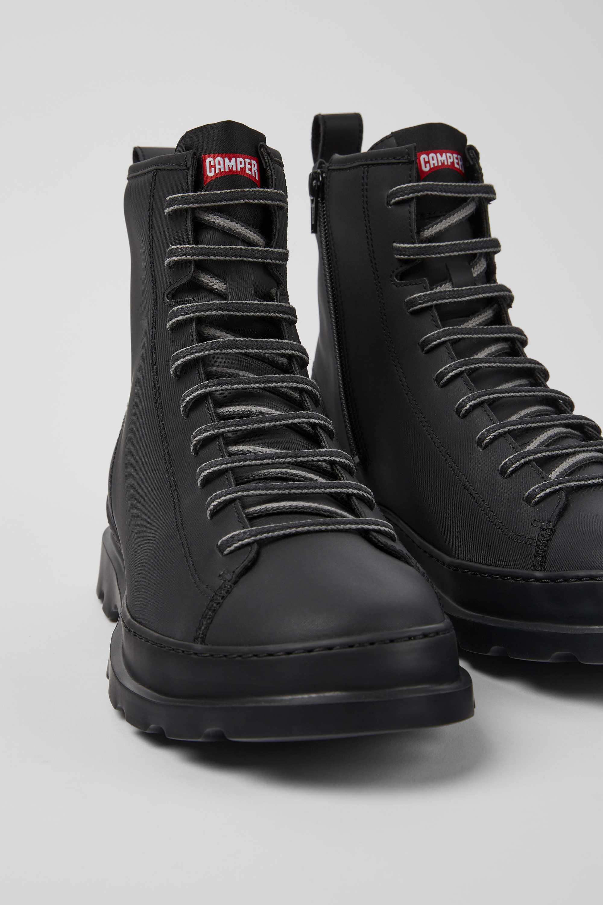 Brutus - Black boot for men with MIRUM uppers
