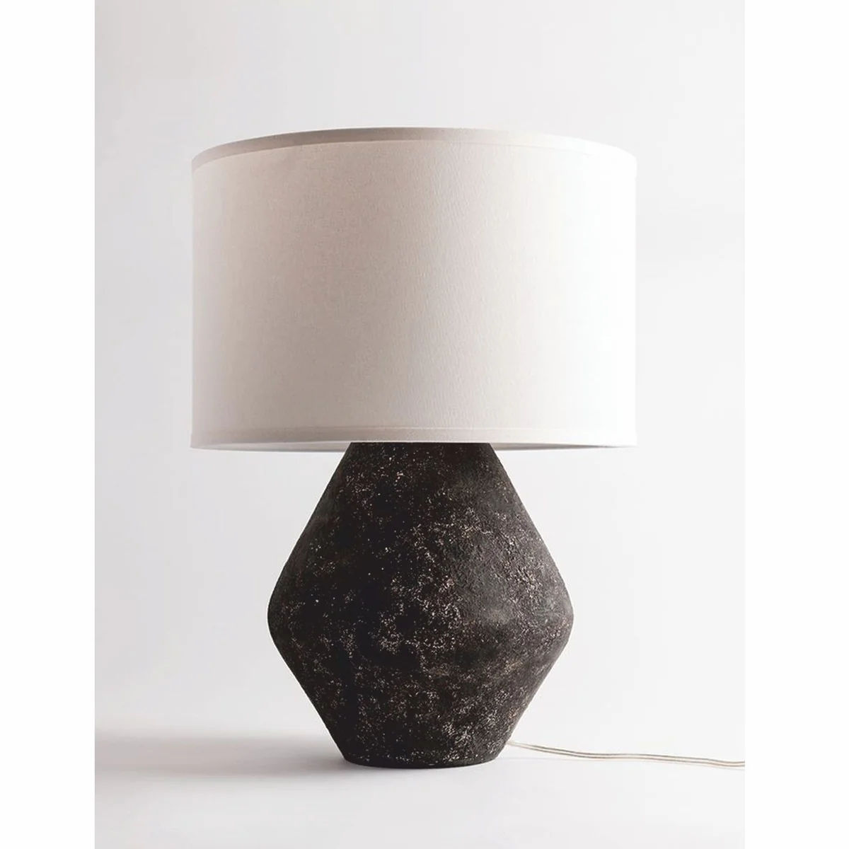 Casa Padrino l¨¢mpara de mesa de lujo negro / crema blanco A. ??58,5 cm - Luces de lujo