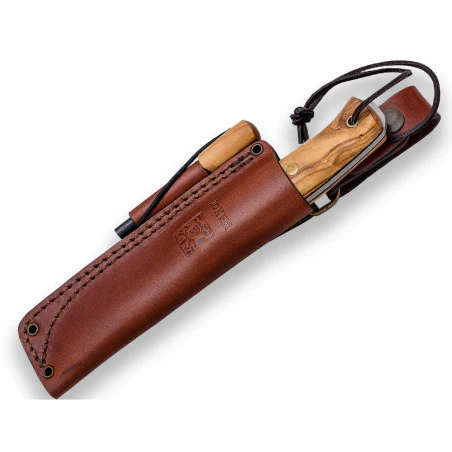 Joker Grandfather abedul rizado - Cuchillo de supervivencia y bushcraft