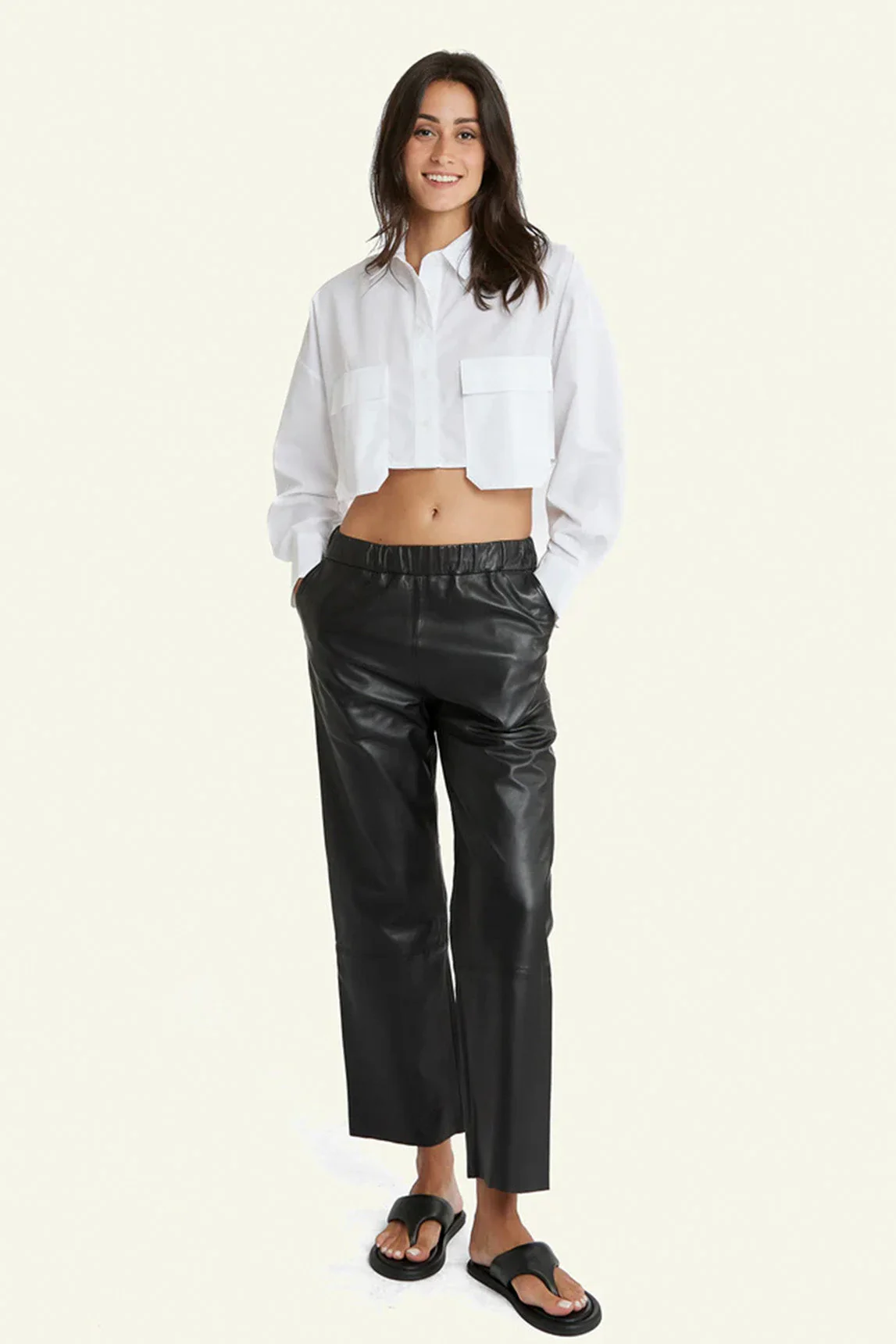 Rivera-spain Pantalón Sarah Serge Pariente Negro