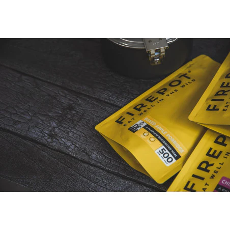 Ración Pasta orzo con salsa boloñesa vegana Firepot - Comida deshidratada