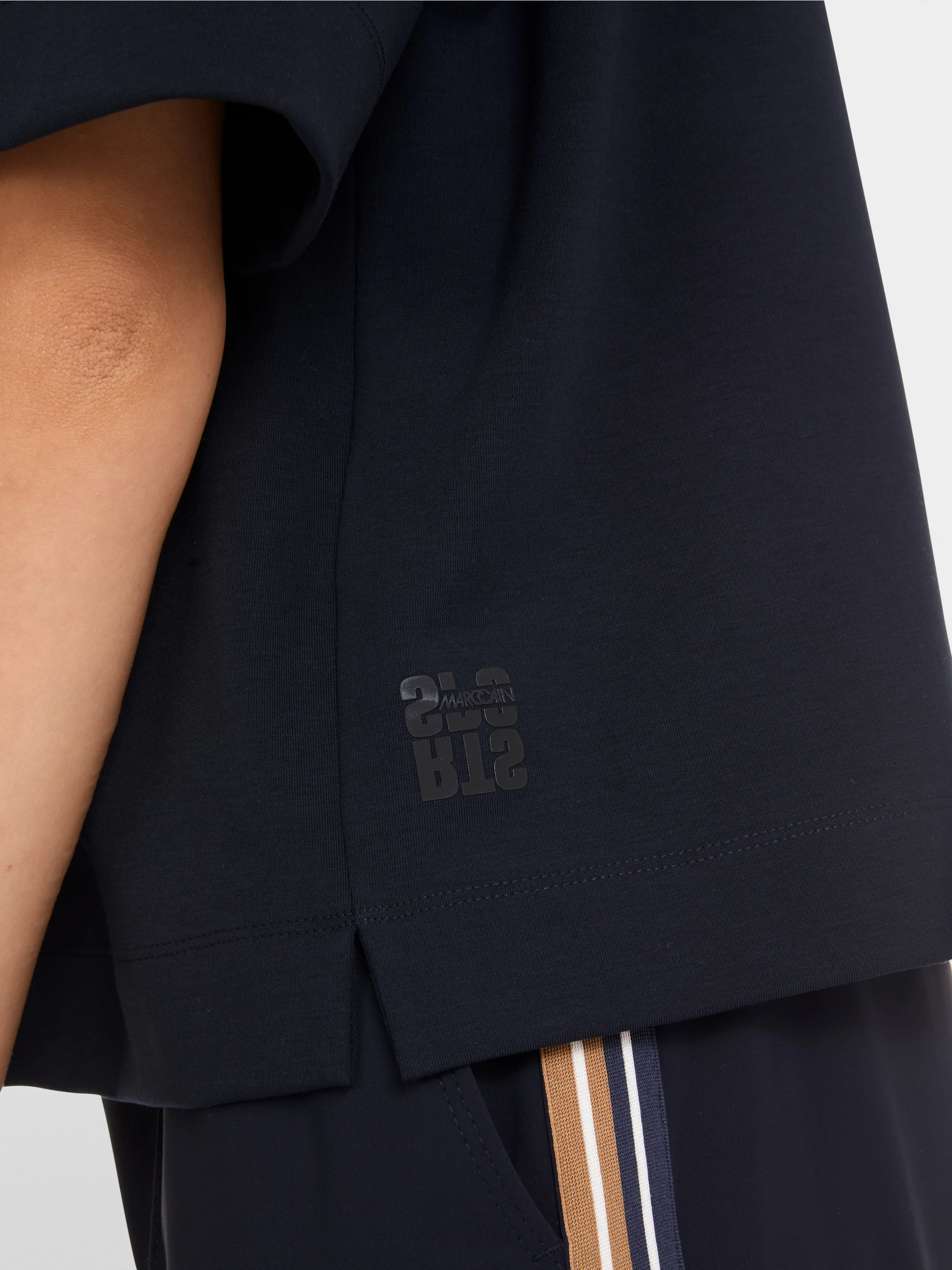 Marc-Cain Cropped short-sleeve T-shirt