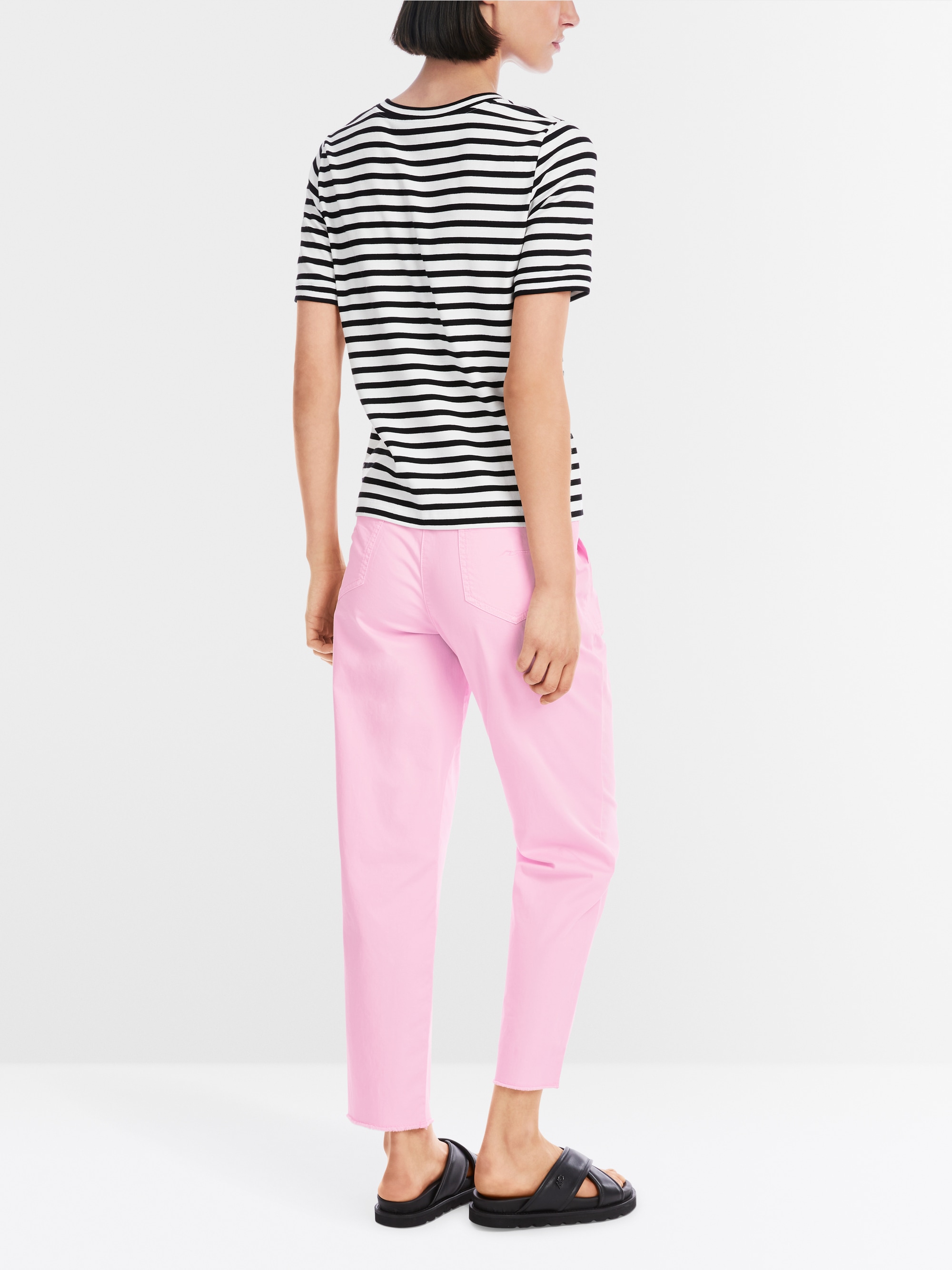 Marc-Cain Striped ribbed T-shirt