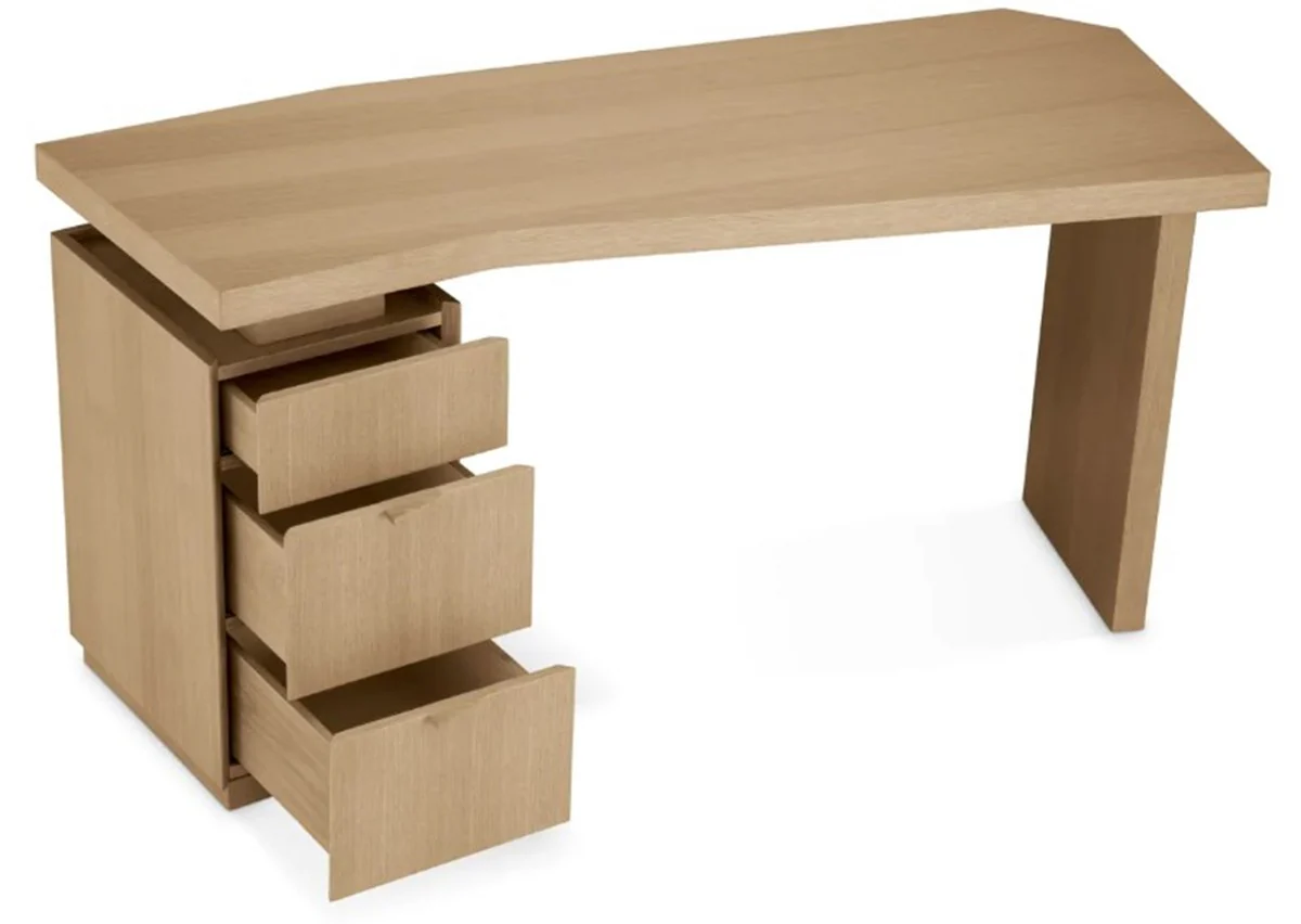 Casa Padrino luxury desk Solid Black England - English desk - antique style - Empire Art Nouveau Baroque colonial