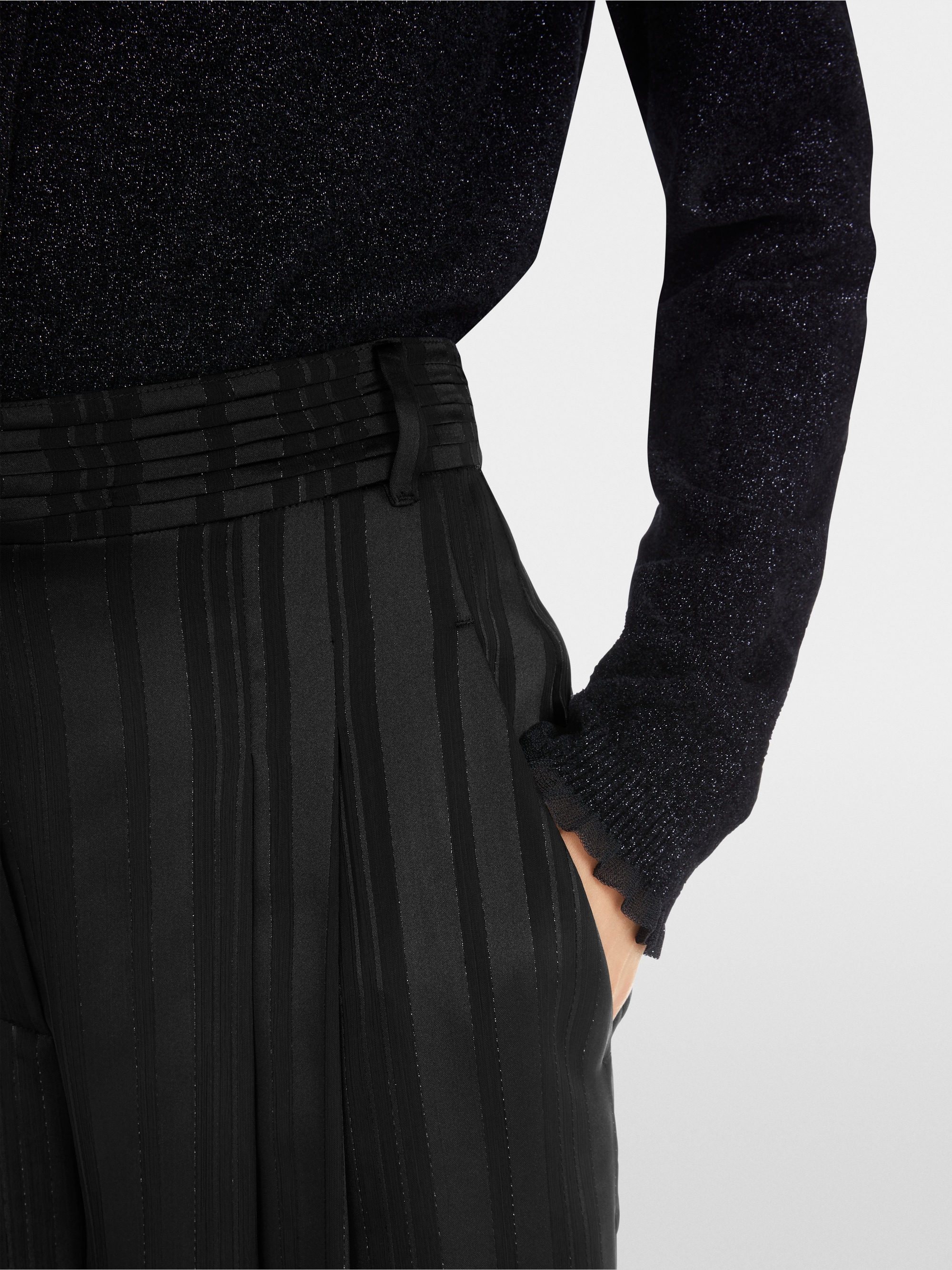 Marc-Cain WARANGAL wide trousers in palazzo style