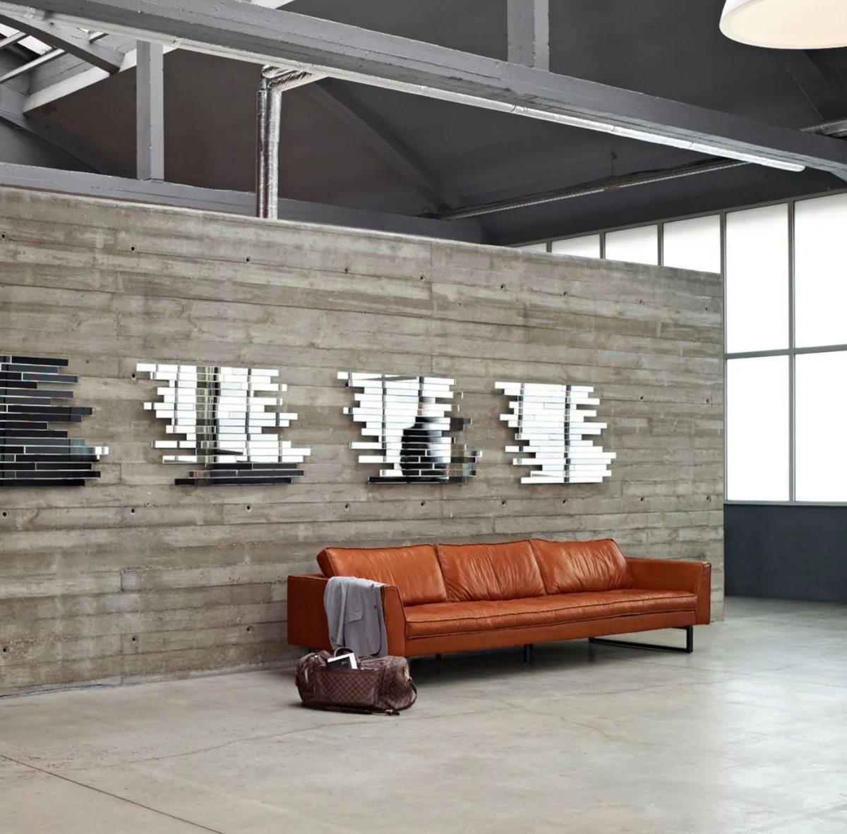 Casa Padrino espejo de pared / espejo de pared dise?o 72 x H. 133 cm - Colecci¨®n de Dise?o