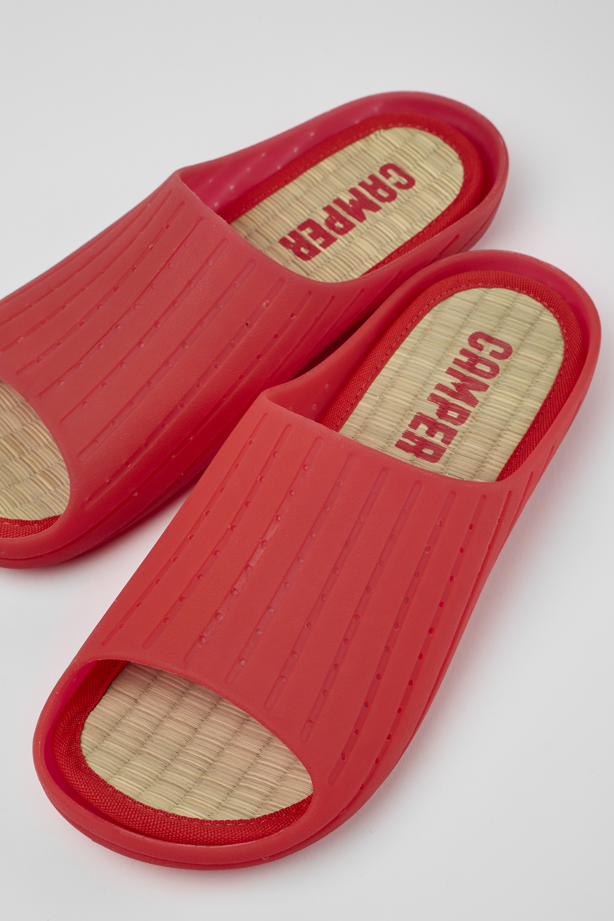 Wabi - Red monomaterial sandals for men