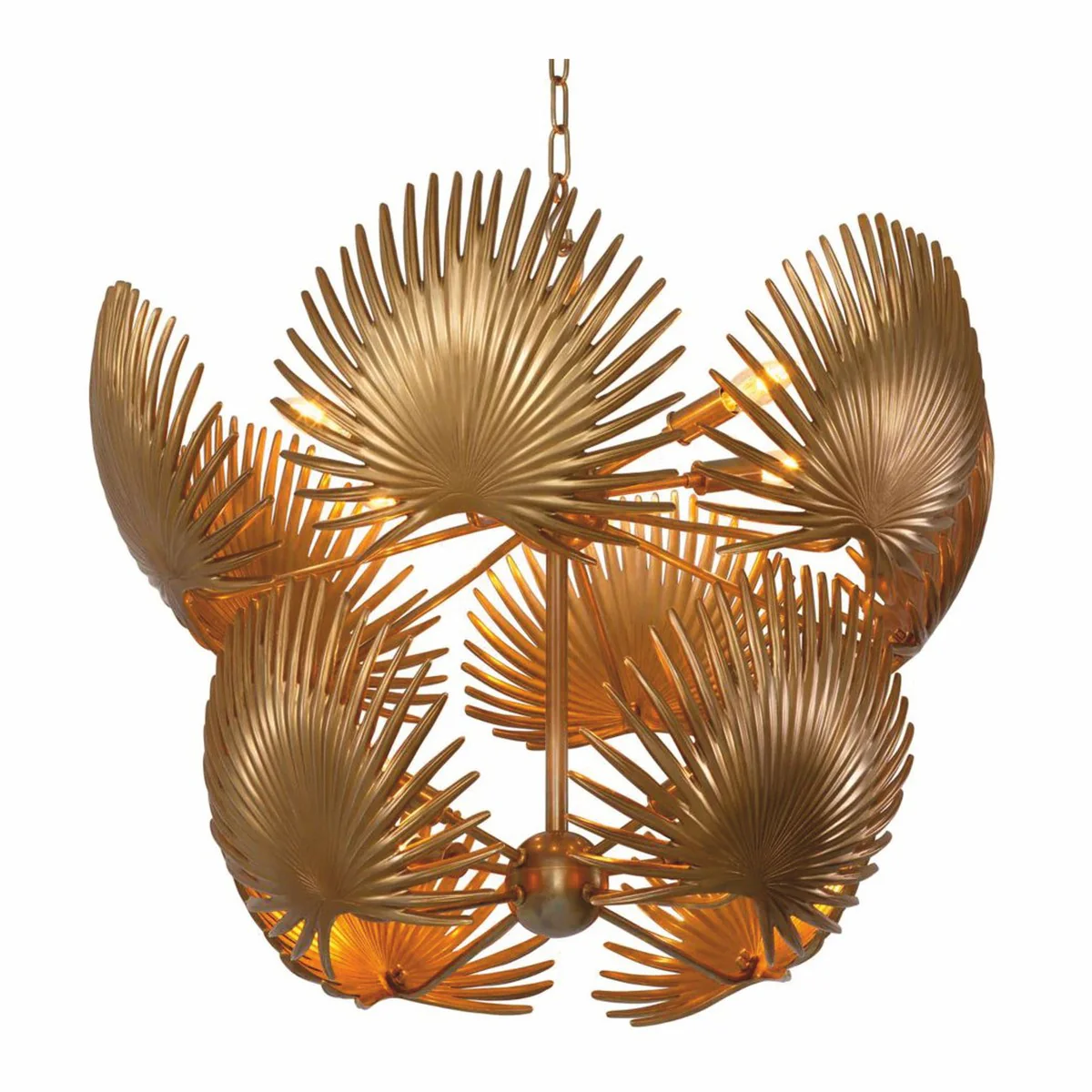 Casa Padrino L¨¢mpara de Ara?a de Lujo Lat¨®n Vintage ? 80 x A. 67 cm - L¨¢mpara de Ara?a de Hotel & Restaurante