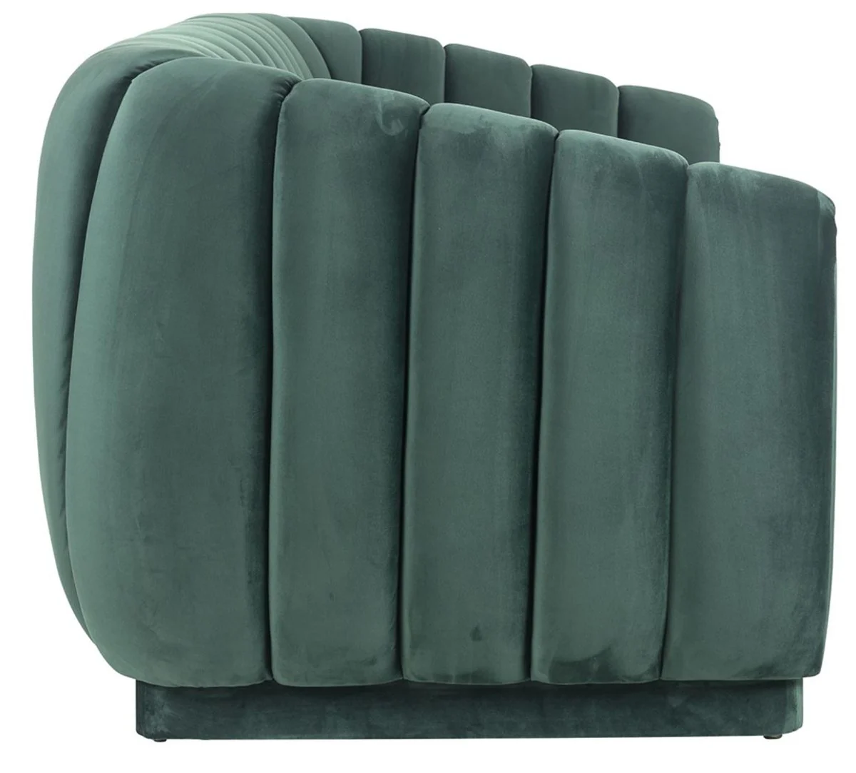 Casa Padrino sof¨¢ de terciopelo de lujo verde 230 x 95 x A. 84 cm - Sof¨¢ de sal¨®n - Muebles de sal¨®n - Muebles de lujo - Interior de sal¨®n - Interior de lujo - Calidad de lujo