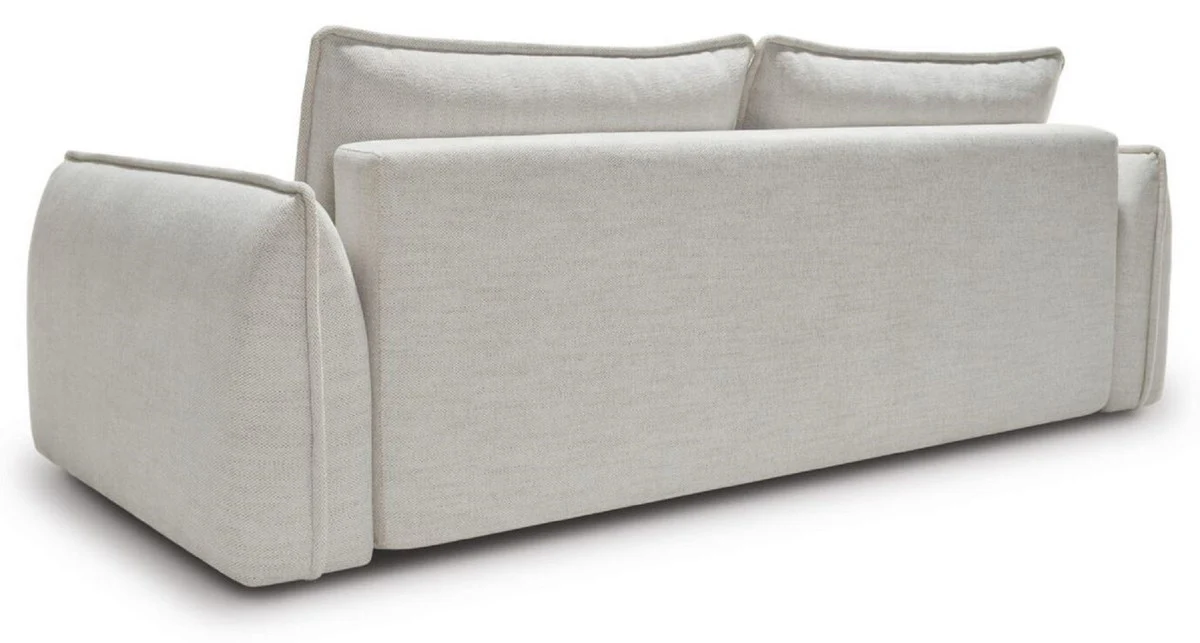Casa Padrino sof¨¢ de lujo gris 253 x 120 x A. 74 cm - Sof¨¢ de sal¨®n con funci¨®n de dormir - Muebles de sal¨®n - Muebles de lujo - Interior de lujo