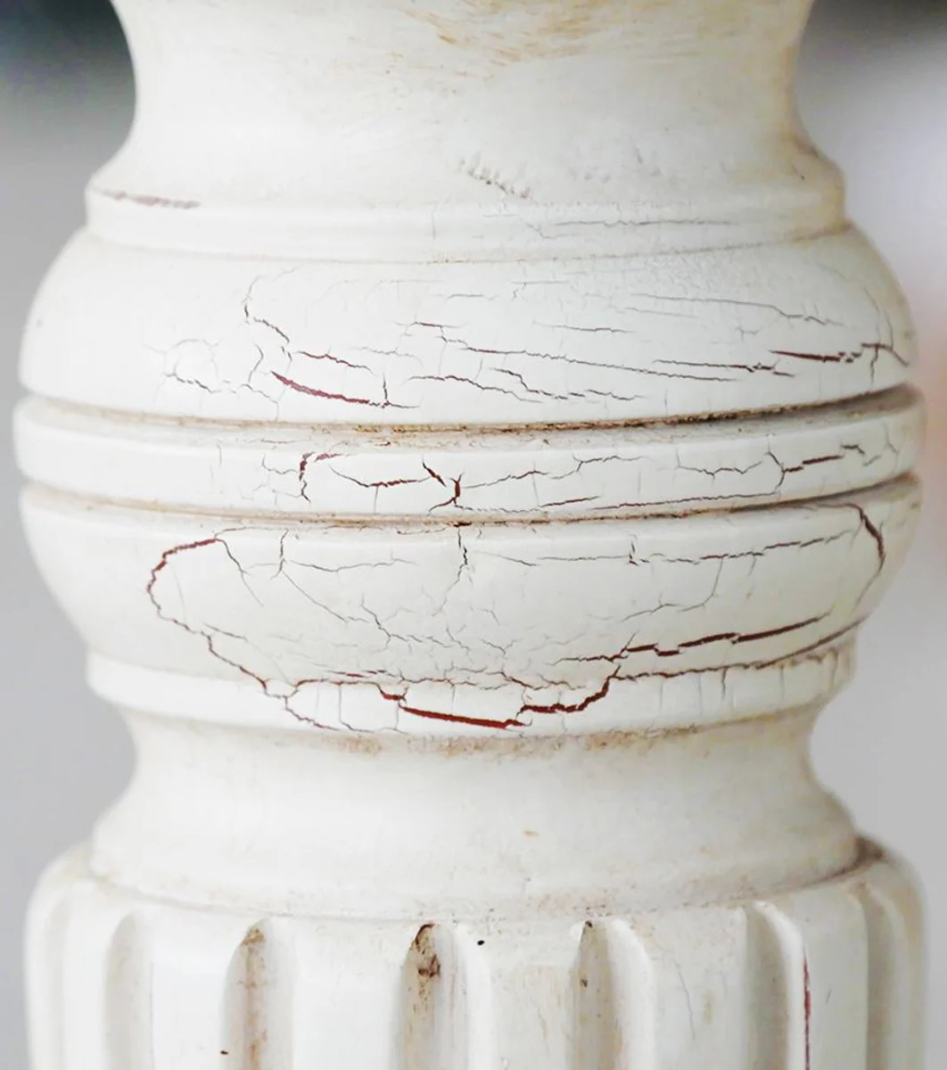 Casa Padrino mesa de centro estilo campestre 60 x 60 x A. 45 cm - Diferentes Colores - Mesa de sal¨®n de madera maciza con caj¨®n - Muebles de Sala