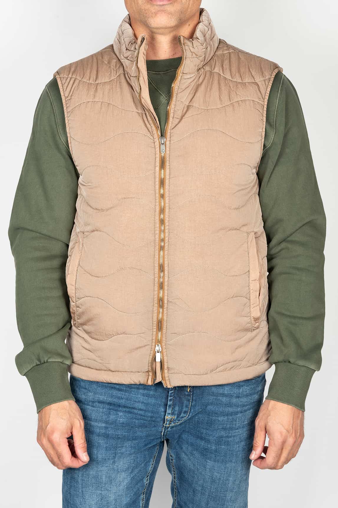 Rivera-spain Chaleco Keeling acolchado arena