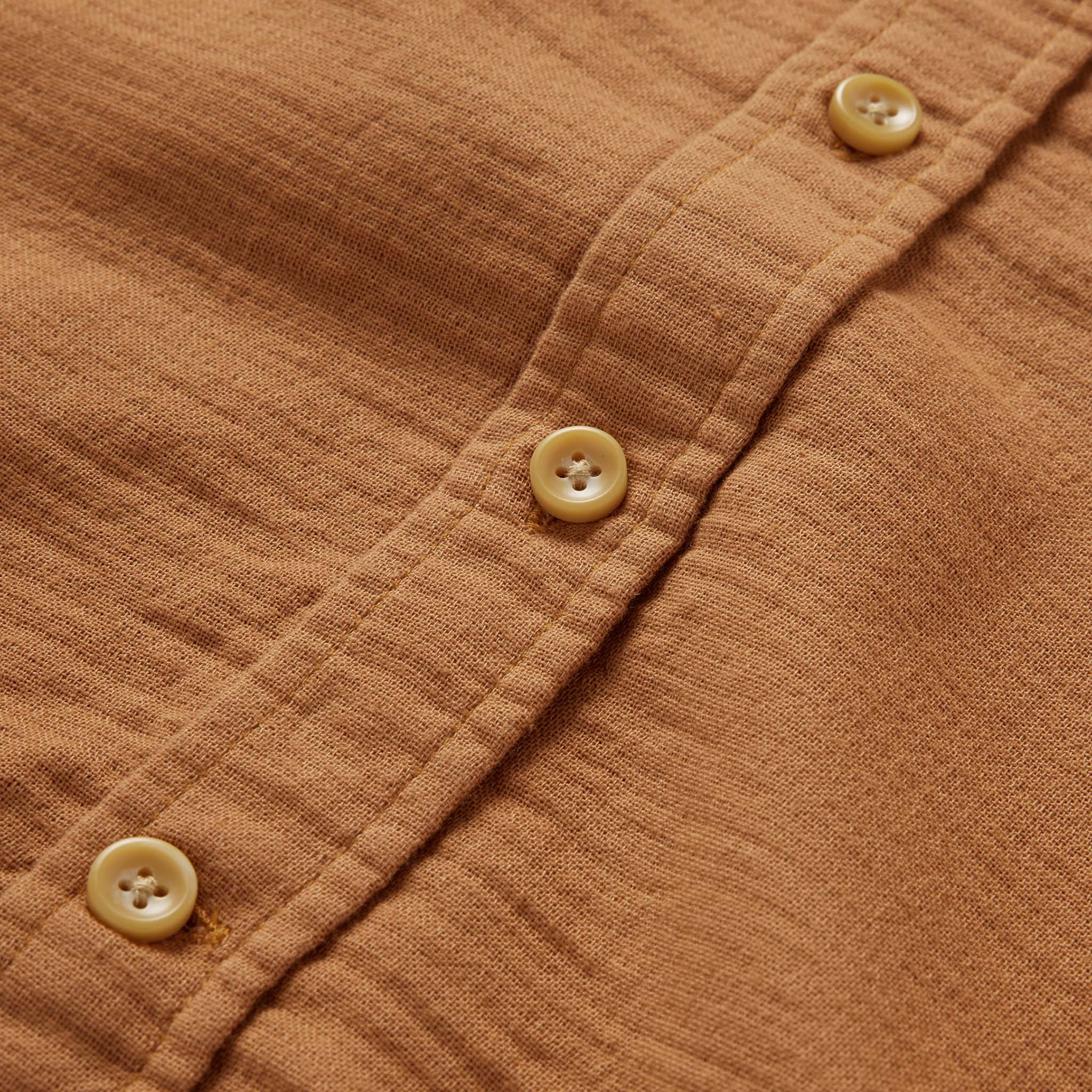 The Utility Shirt in Russet Double Cloth