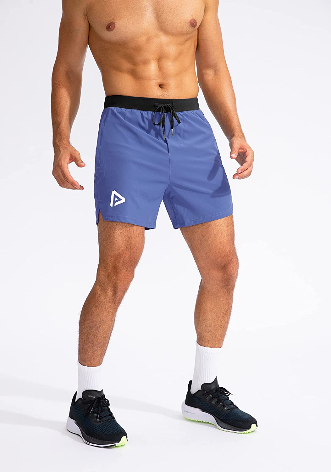 Men's Workout Running Shorts 5 Inch Lightweight Quick Dry Soccer Gym Athletic Shorts for Men with 3 Pockets
