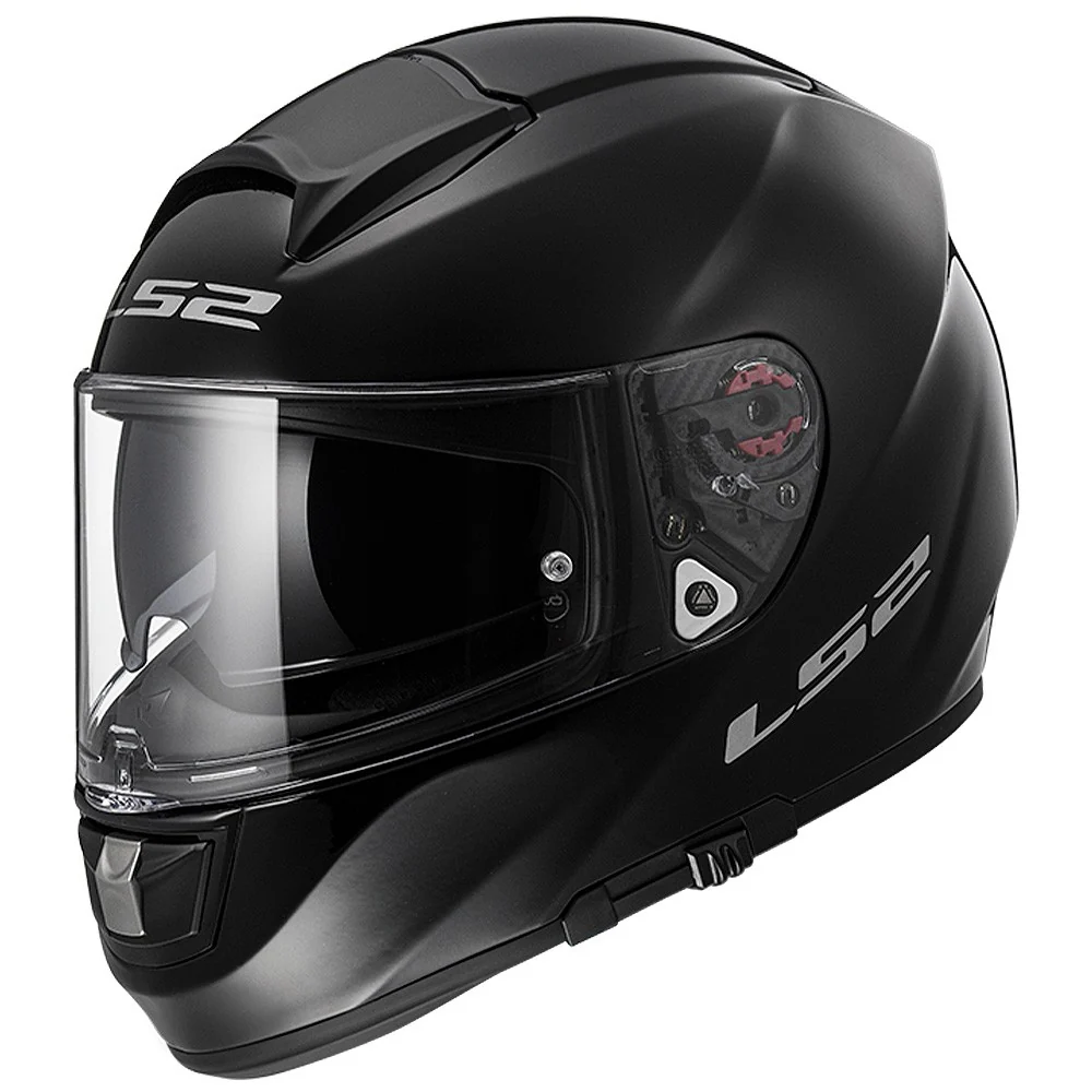CASCO LS2 FF397 V-TECH MONOCOLOR NEGRO BRILLO