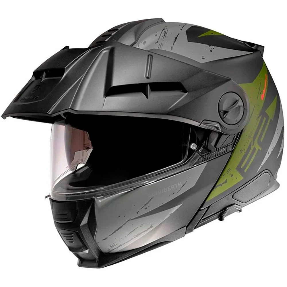 CASCO TRAIL MODULAR SCHUBERTH E2 EXPLORER - VERDE MATE