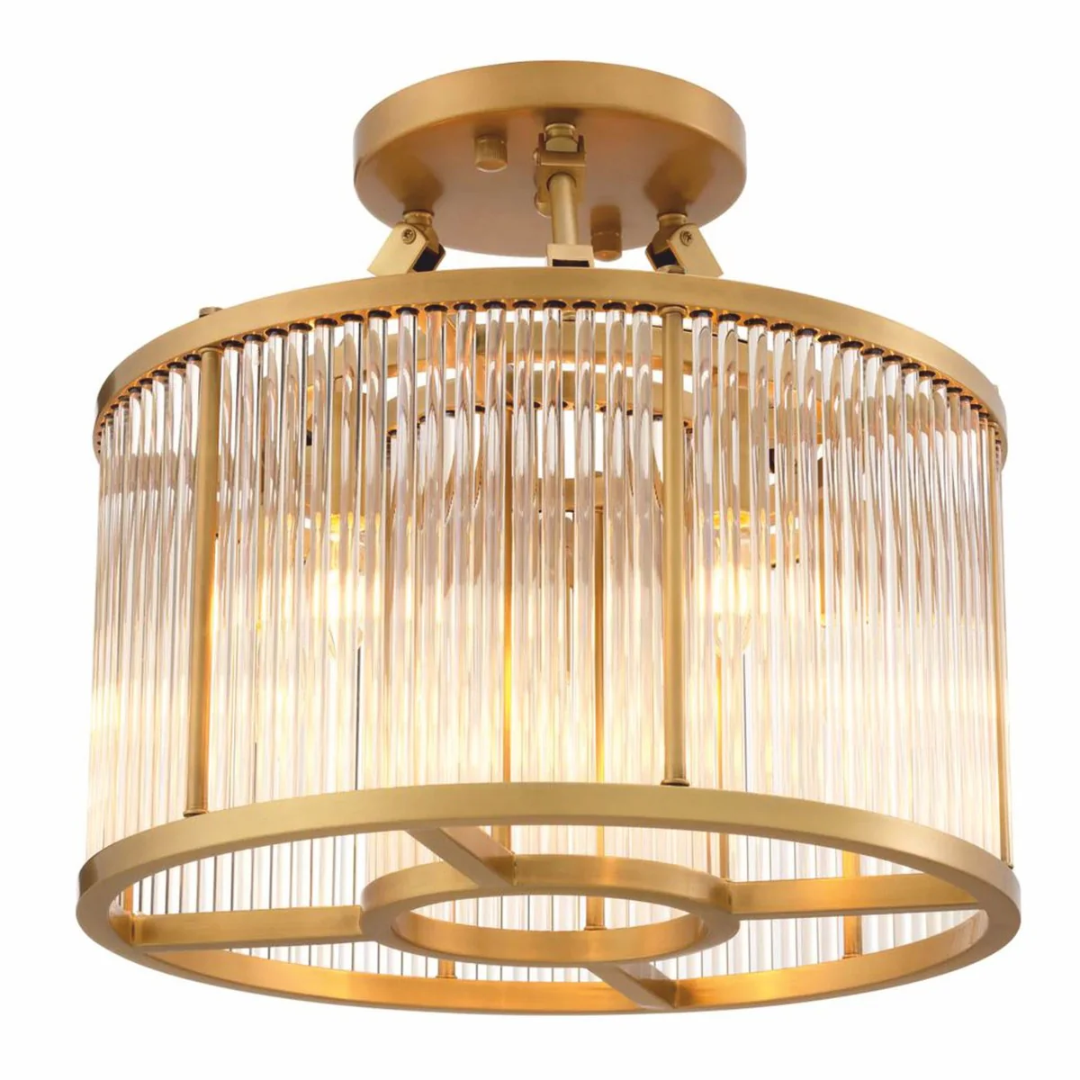 Casa Padrino l¨¢mpara de techo de sal¨®n de lujo lat¨®n antiguo ? 45 cm - Luces de lujo