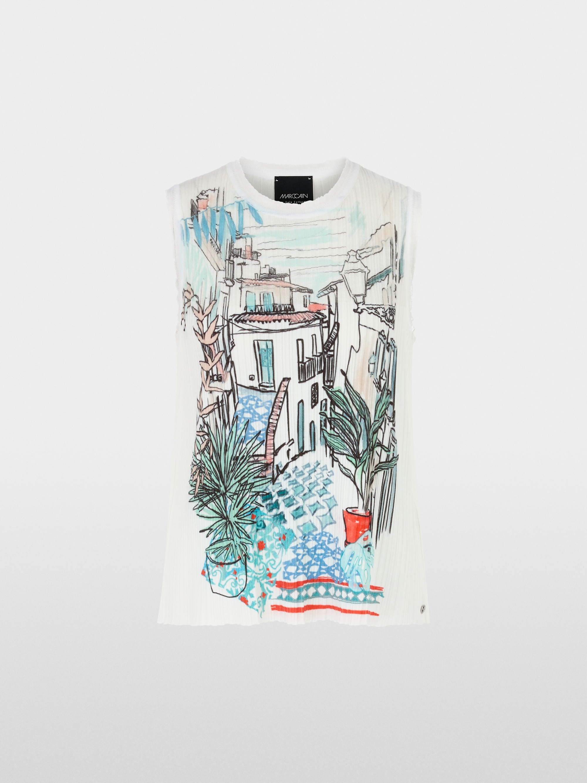 Marc-Cain Knitted in Germany top with print