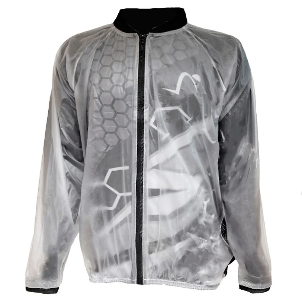CHAQUETA IMPERMEABLE TRIAL ENDURO ZONE CLEAR TRANSPARENTE