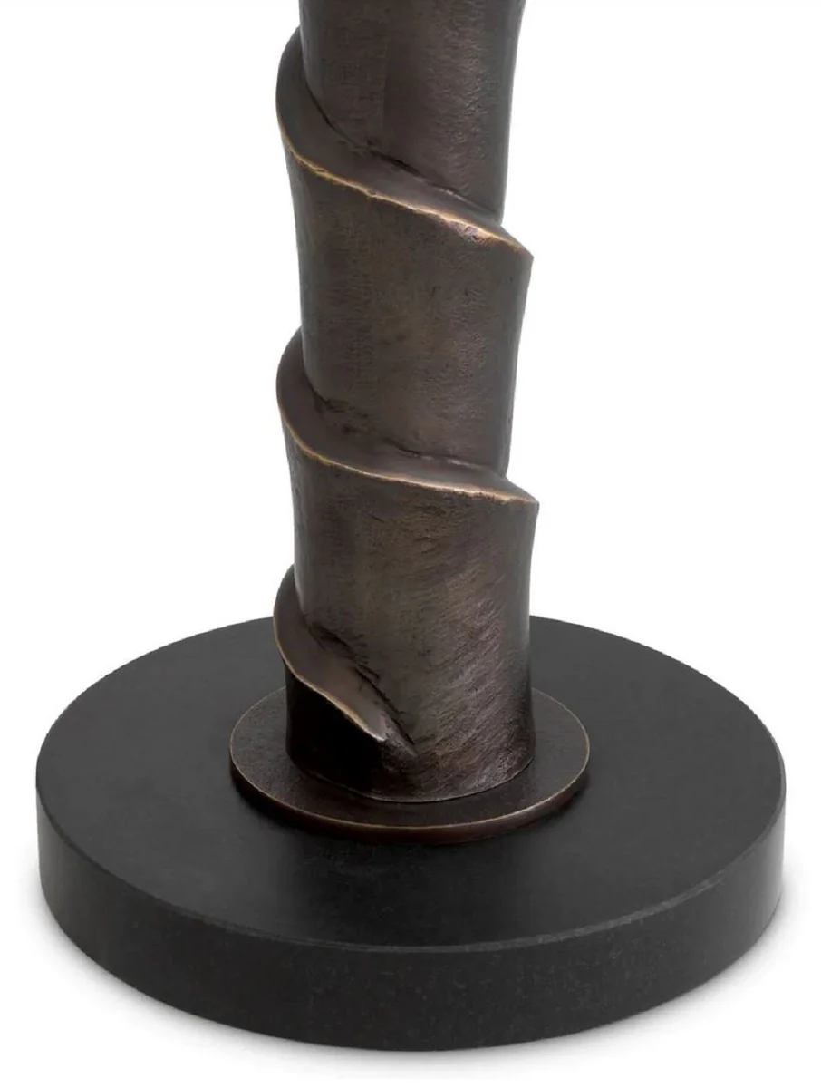 Casa Padrino l¨¢mpara de pie de lujo bronce / negro / crema A. ??169 cm