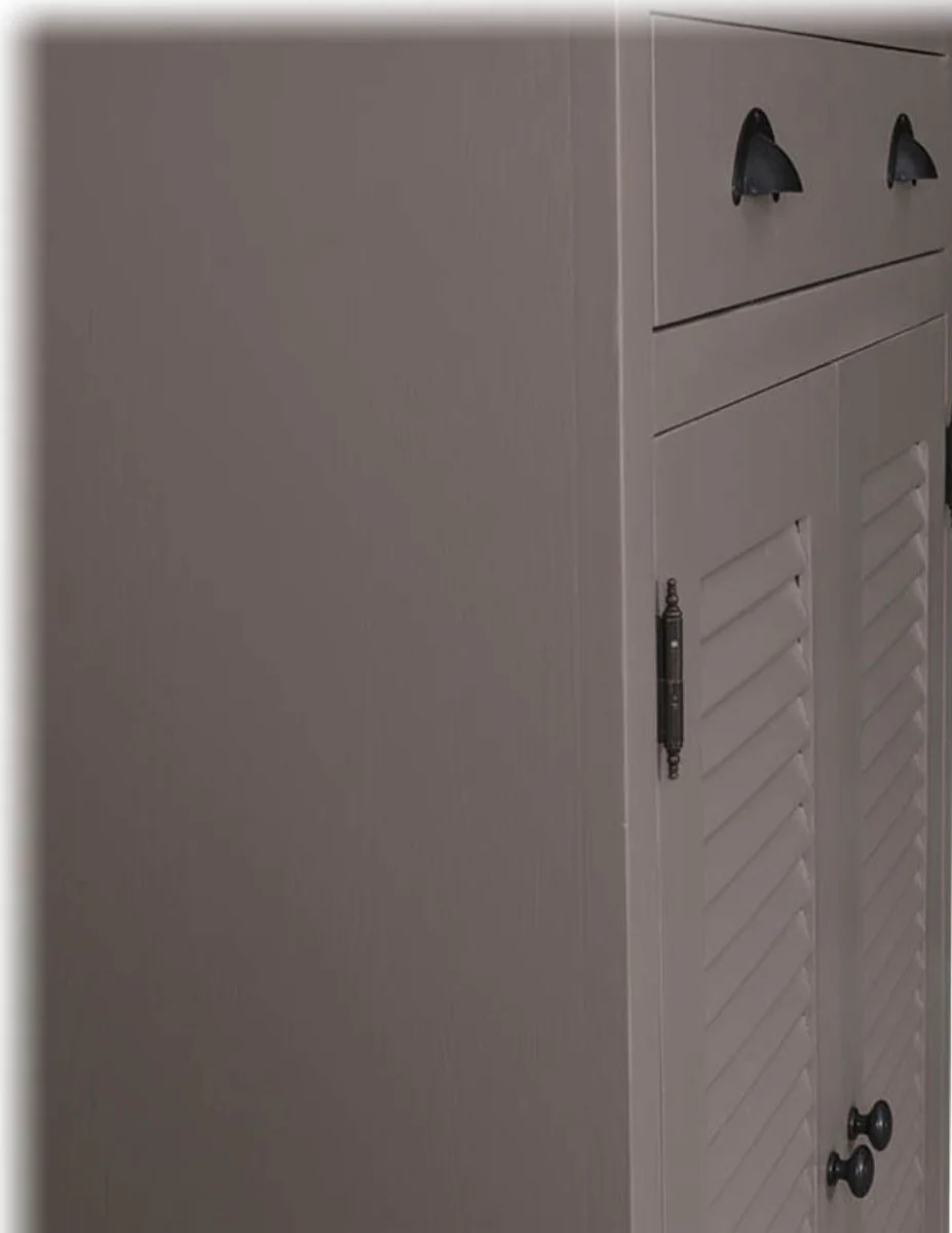 Casa Padrino country style chest of drawers gray 85 x 37 x H. 120 cm - Country Style Furniture